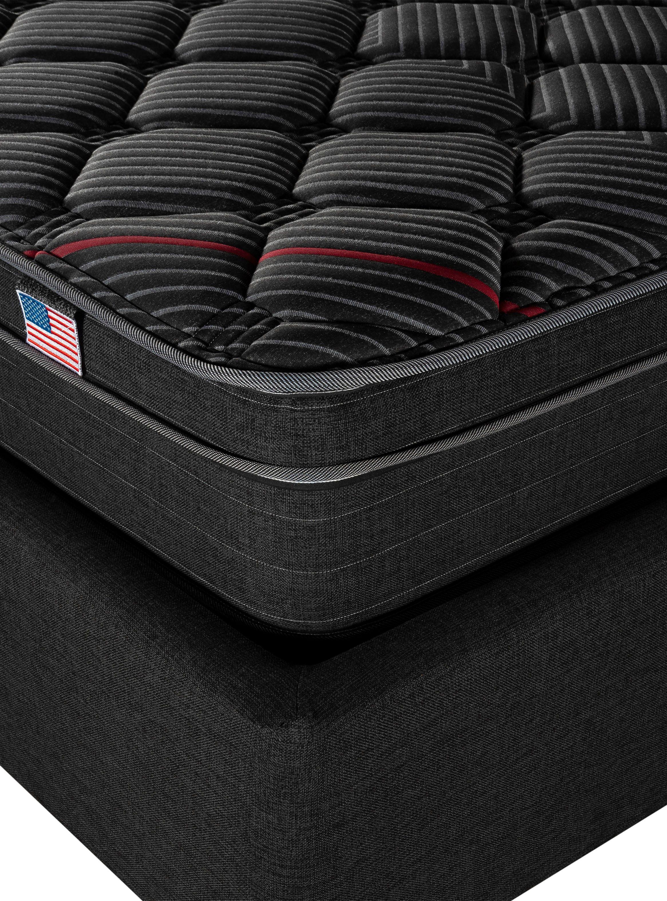 Cama Europea Bignest Platinum King + Respaldo Tibet Marengo-4