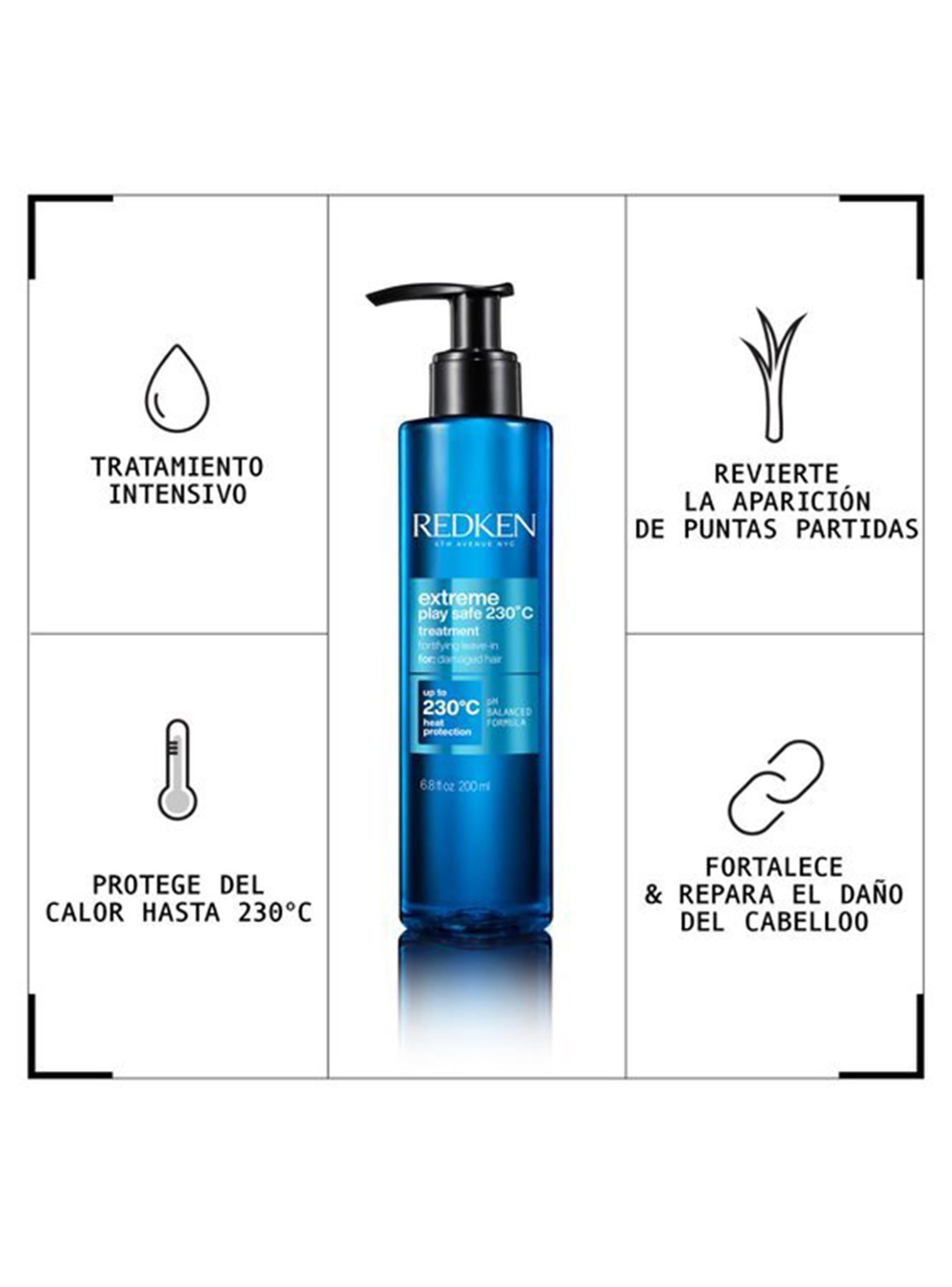 Protector térmico Leave-In Reparación Cabello Dañado Play Safe Extreme 200ml-2