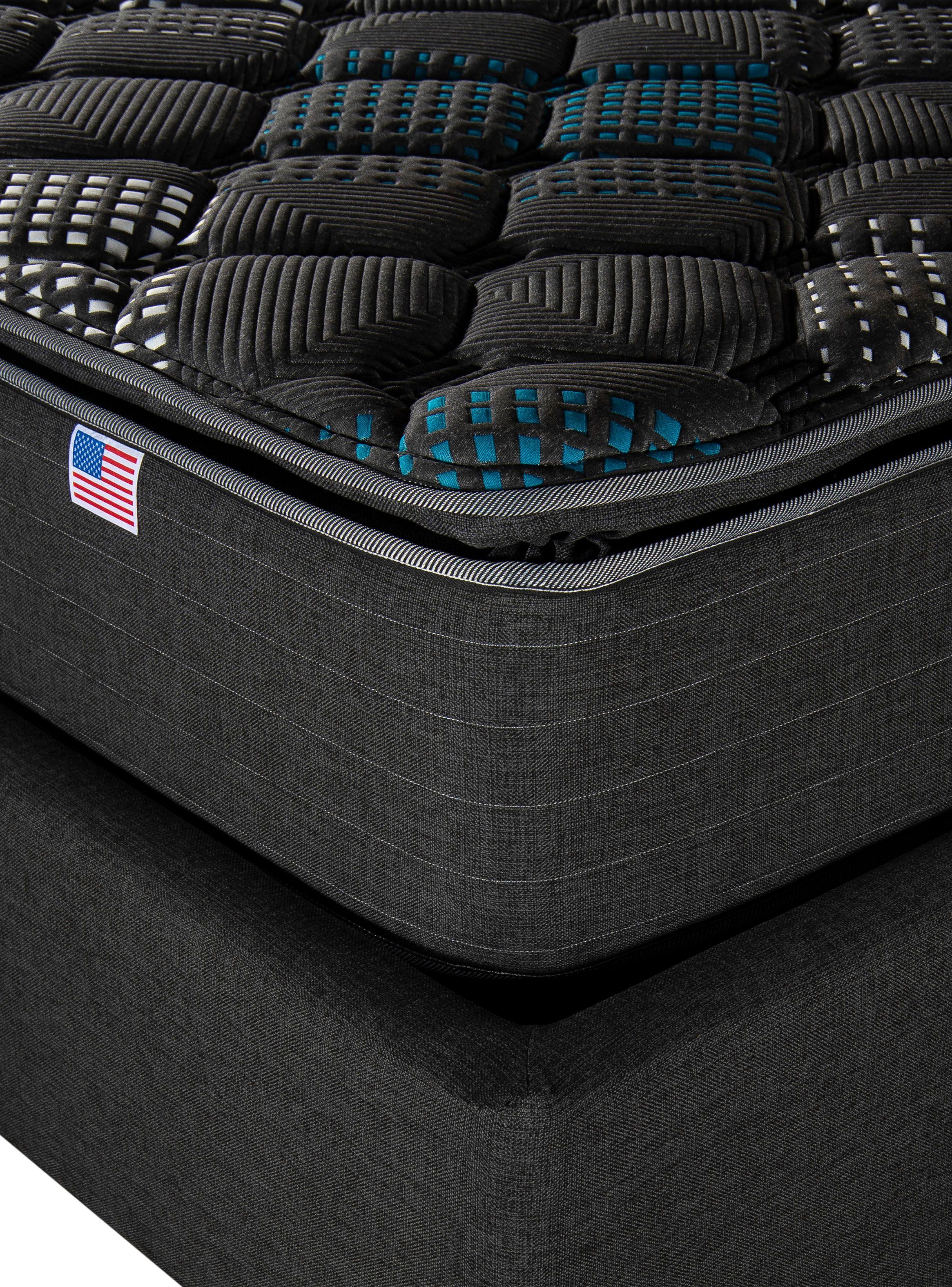 Cama Europea Bignest Dolphin King + Respaldo Tignes Marengo-4