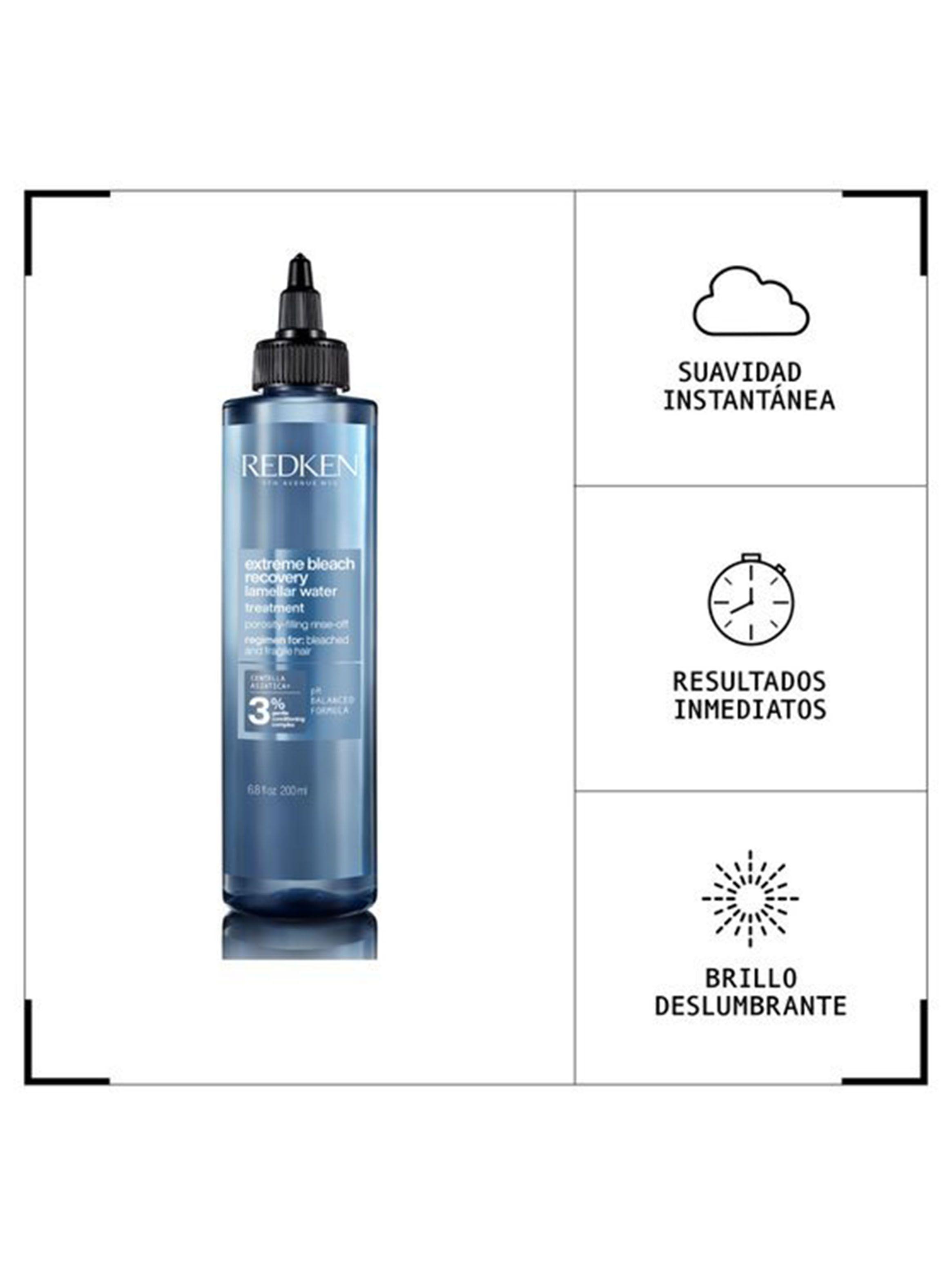 Tratamiento Reparación Cabello Decolorado y Frágil Lamellar Water Extreme Bleach Recovery 200ml-2