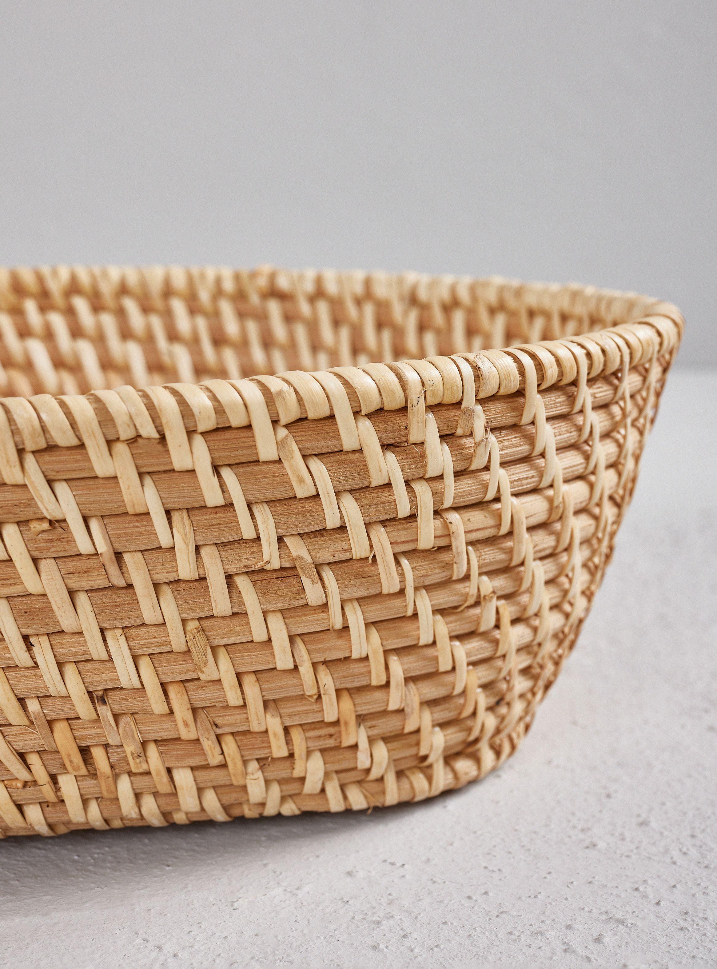 Canasto Panera Ratán Natural 22 x 31 cm-2