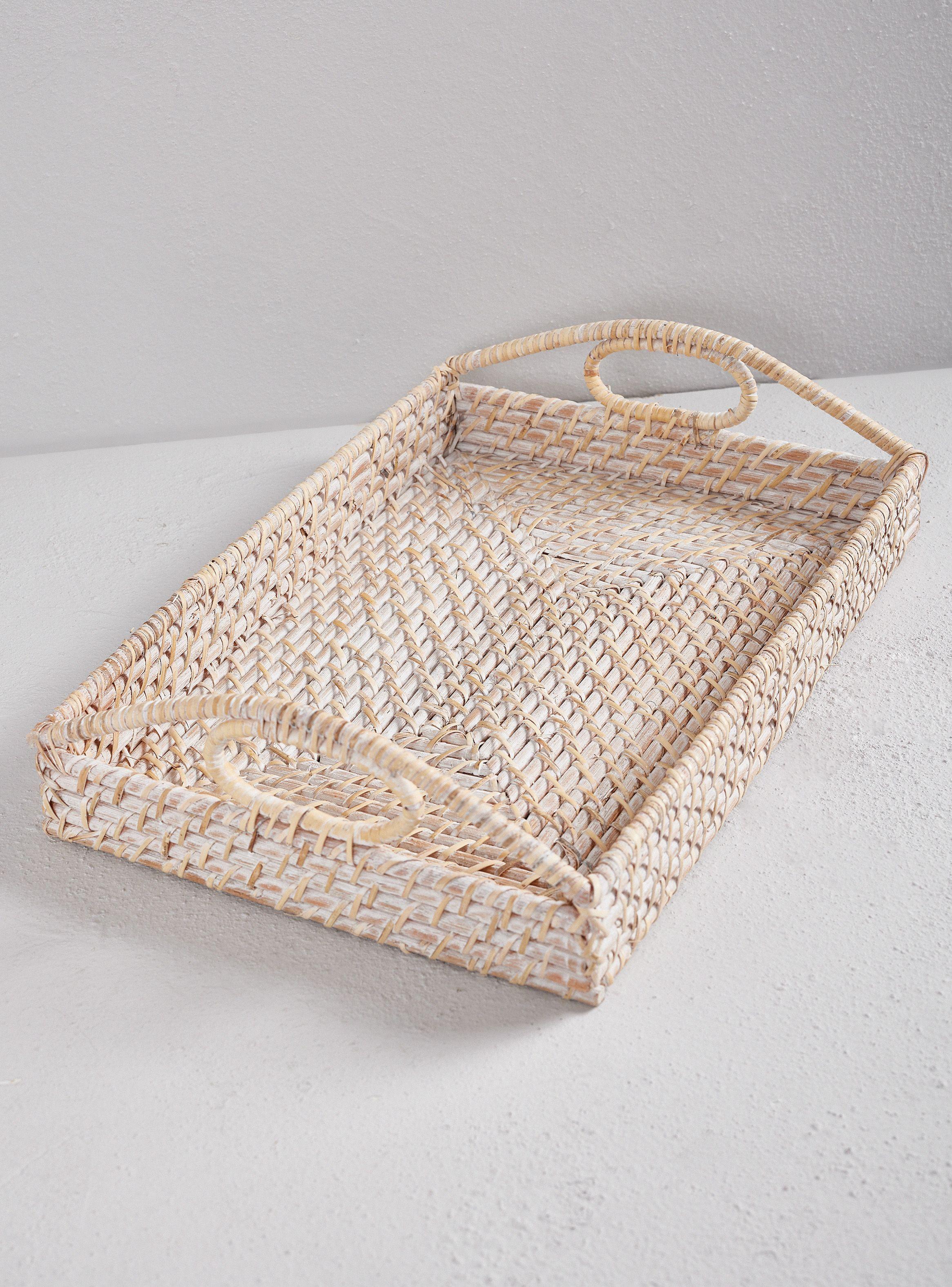 Bandeja Decorativa Ratán 38 cm-1