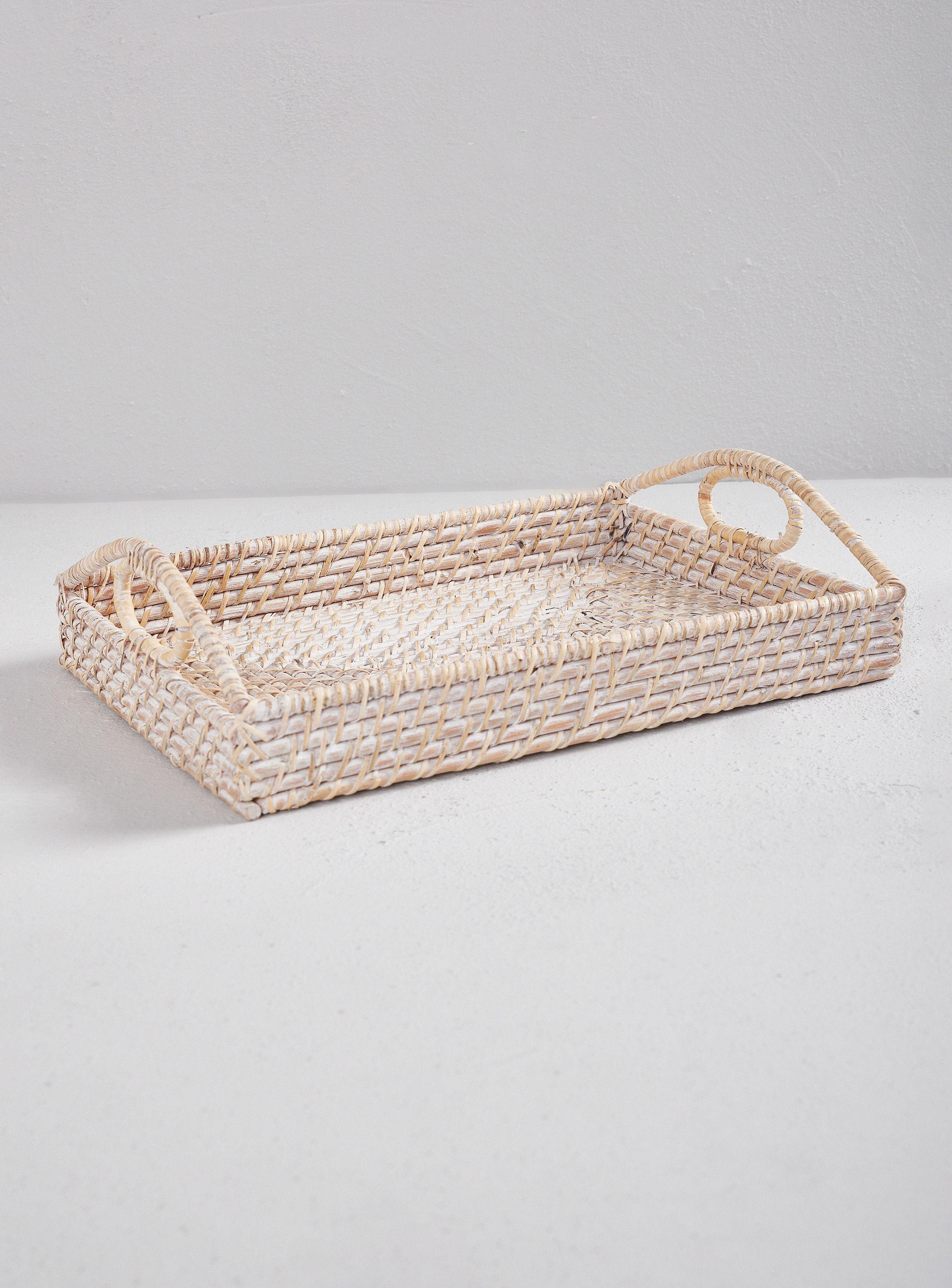 Bandeja Decorativa Ratán 38 cm-0