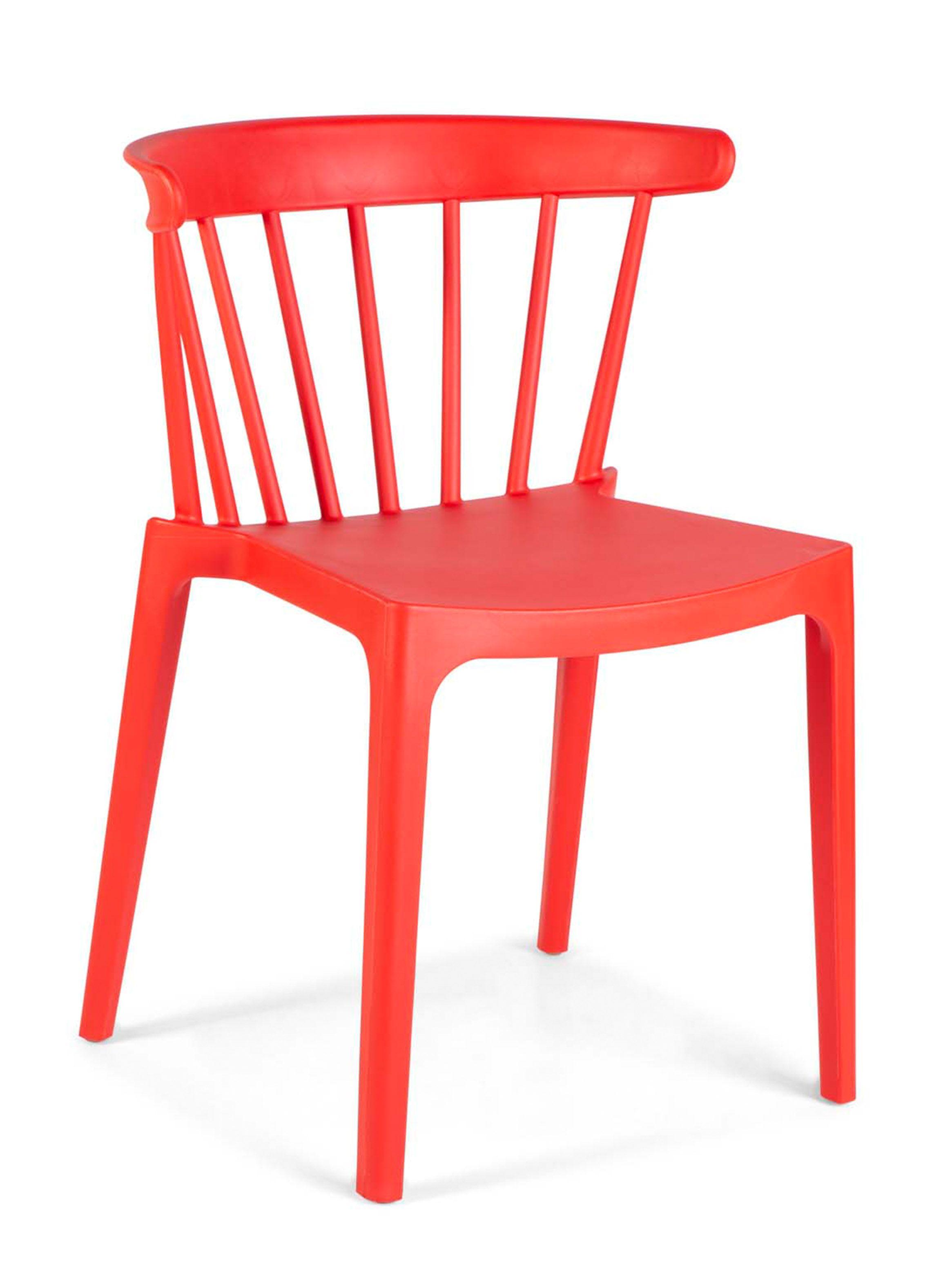 Set Asimétrika 2 Sillas Saloon Rojo-2