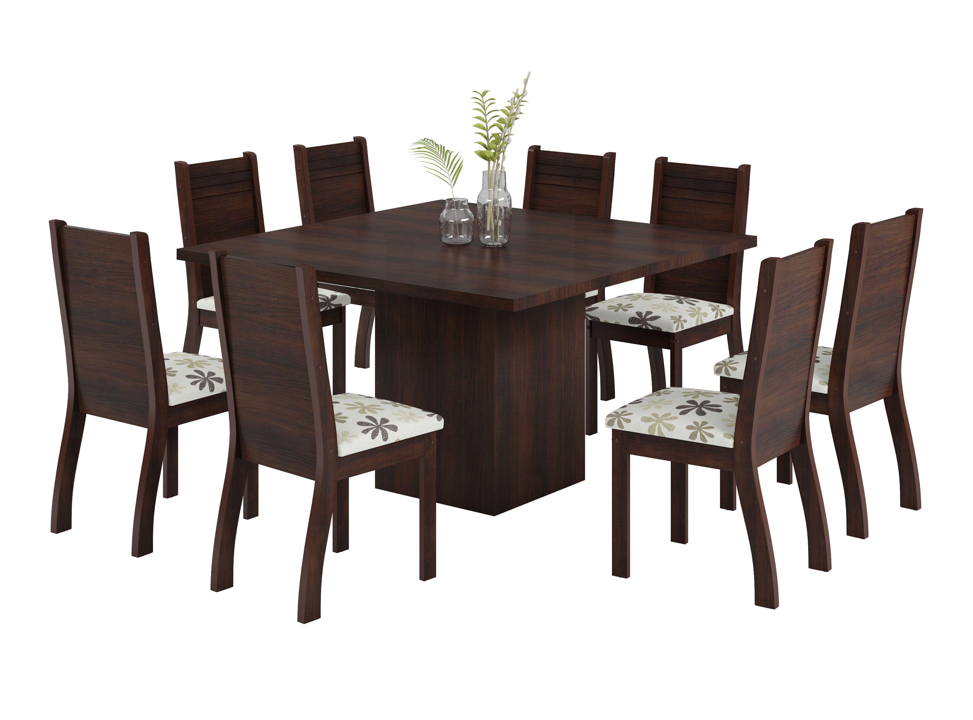 Juego de Comedor Analu + 8 Sillas-1