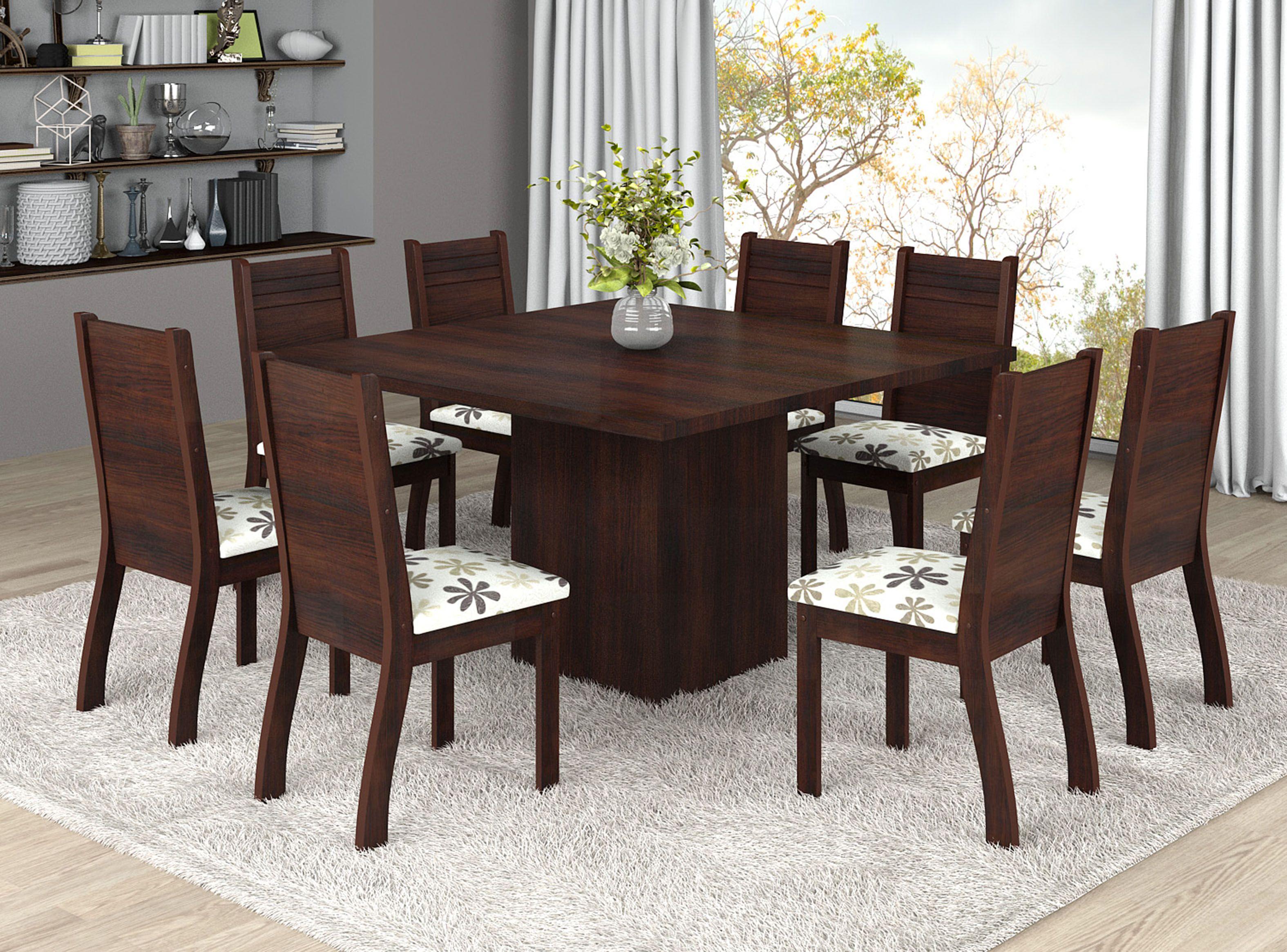 Juego de Comedor Analu + 8 Sillas-0