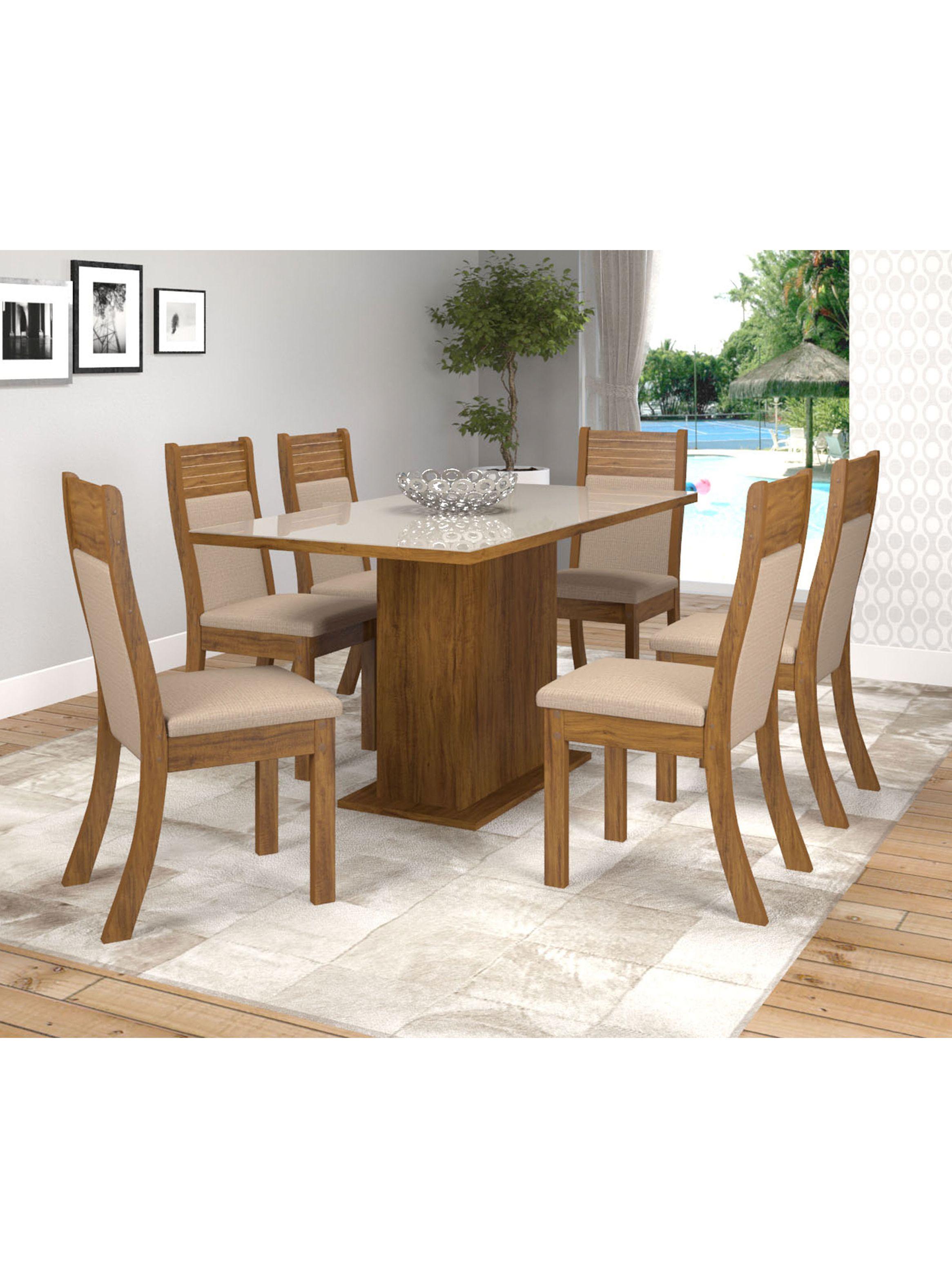 Juego de Comedor Firenza + 6 Sillas Altavisión-4