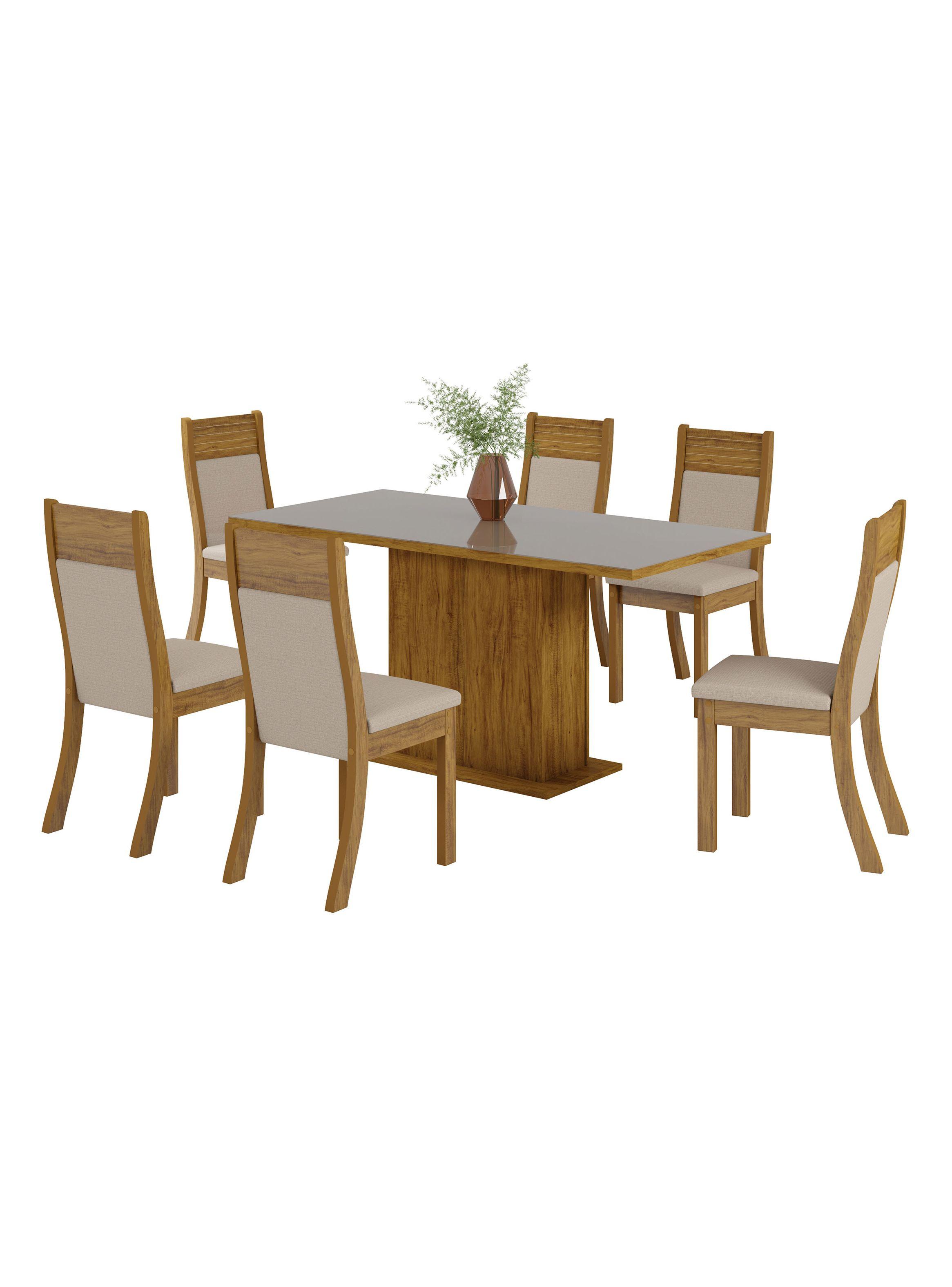 Juego de Comedor Firenza + 6 Sillas Altavisión-0