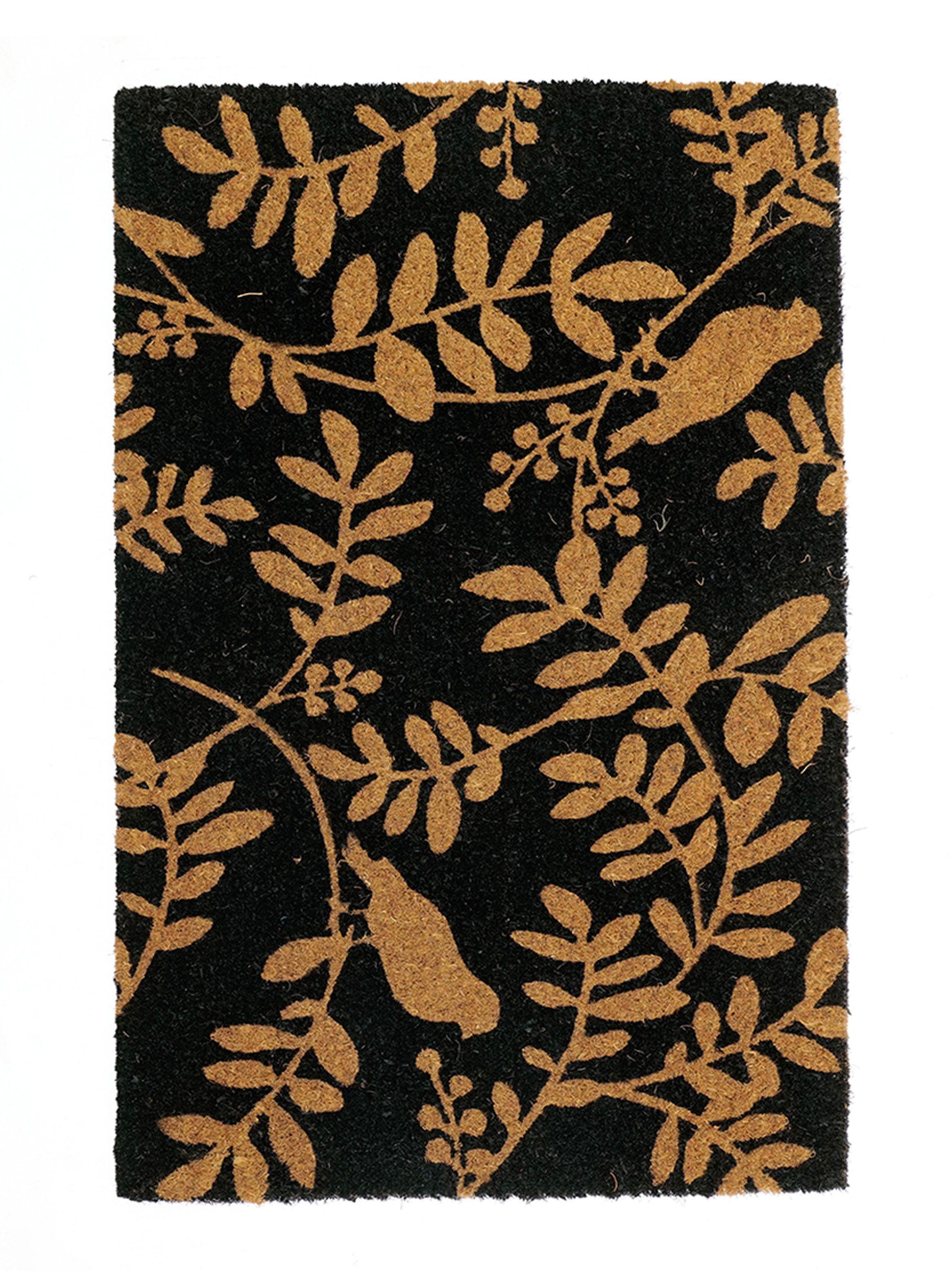 Limpiapiés Leaves 40x60 cm Café-0