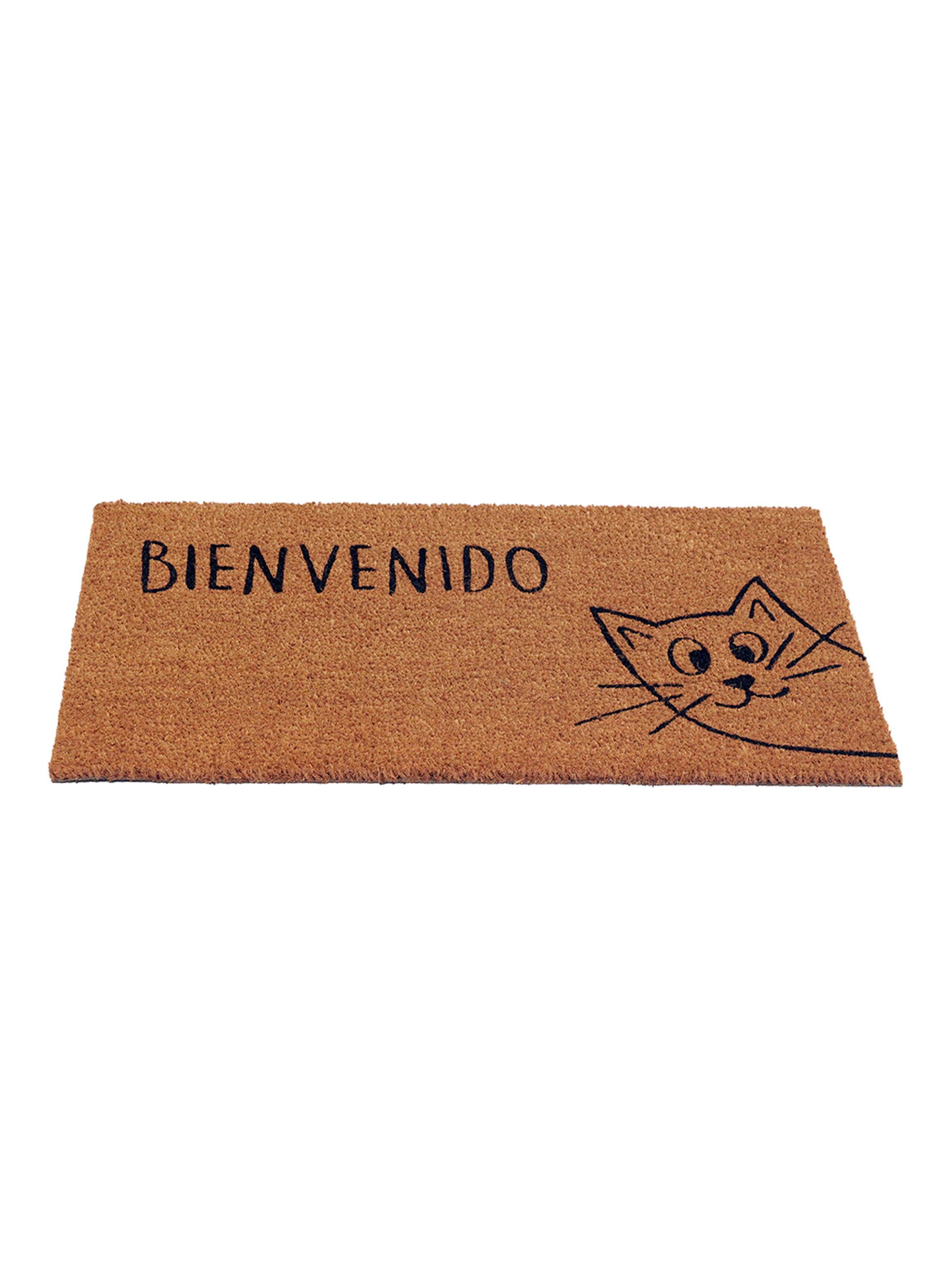 Limpiapiés Cat 45x75 cm Café-1