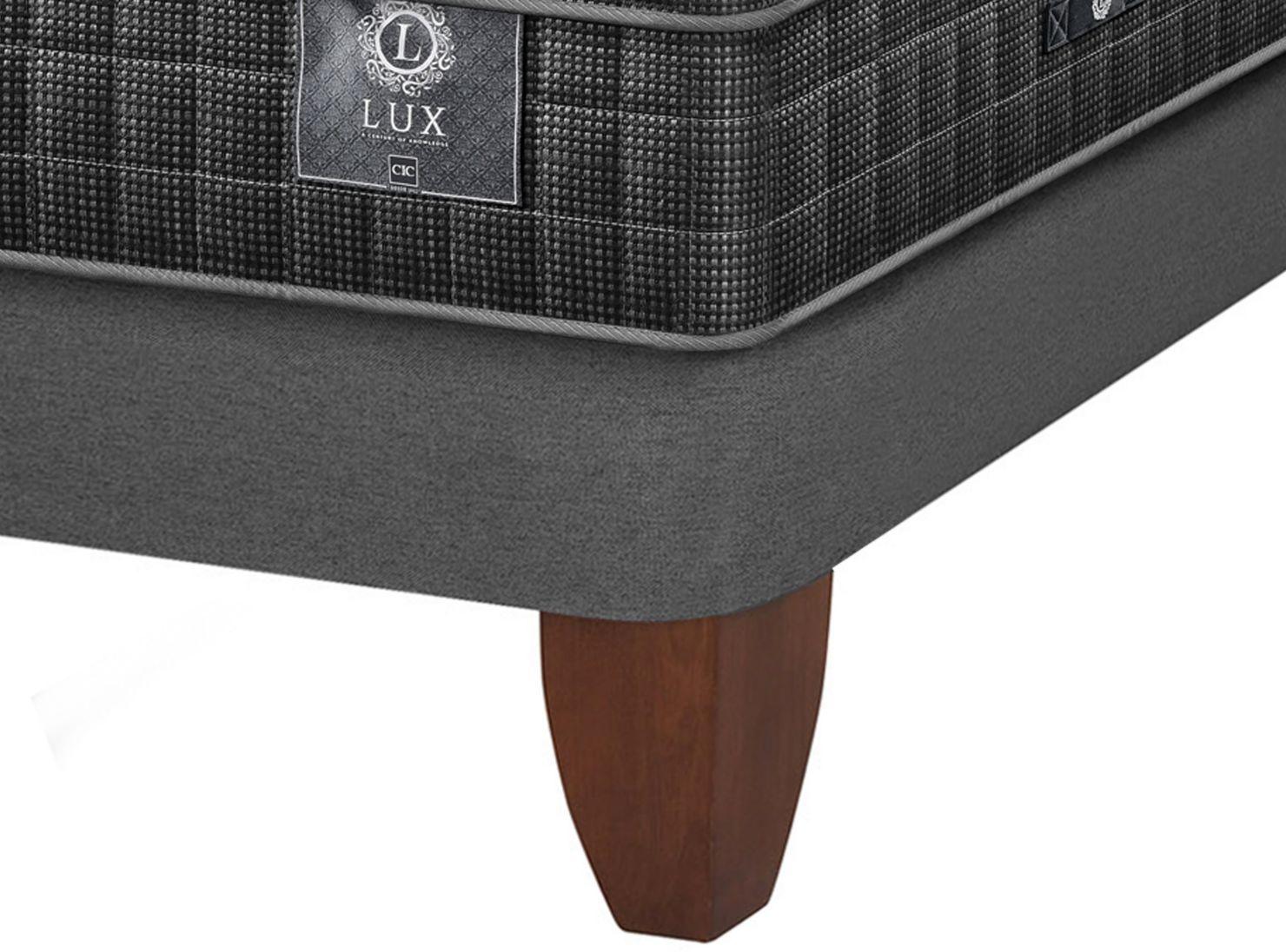 Cama Europea Lux Súper King Base Dividida + Set Maderas Monterrey-3