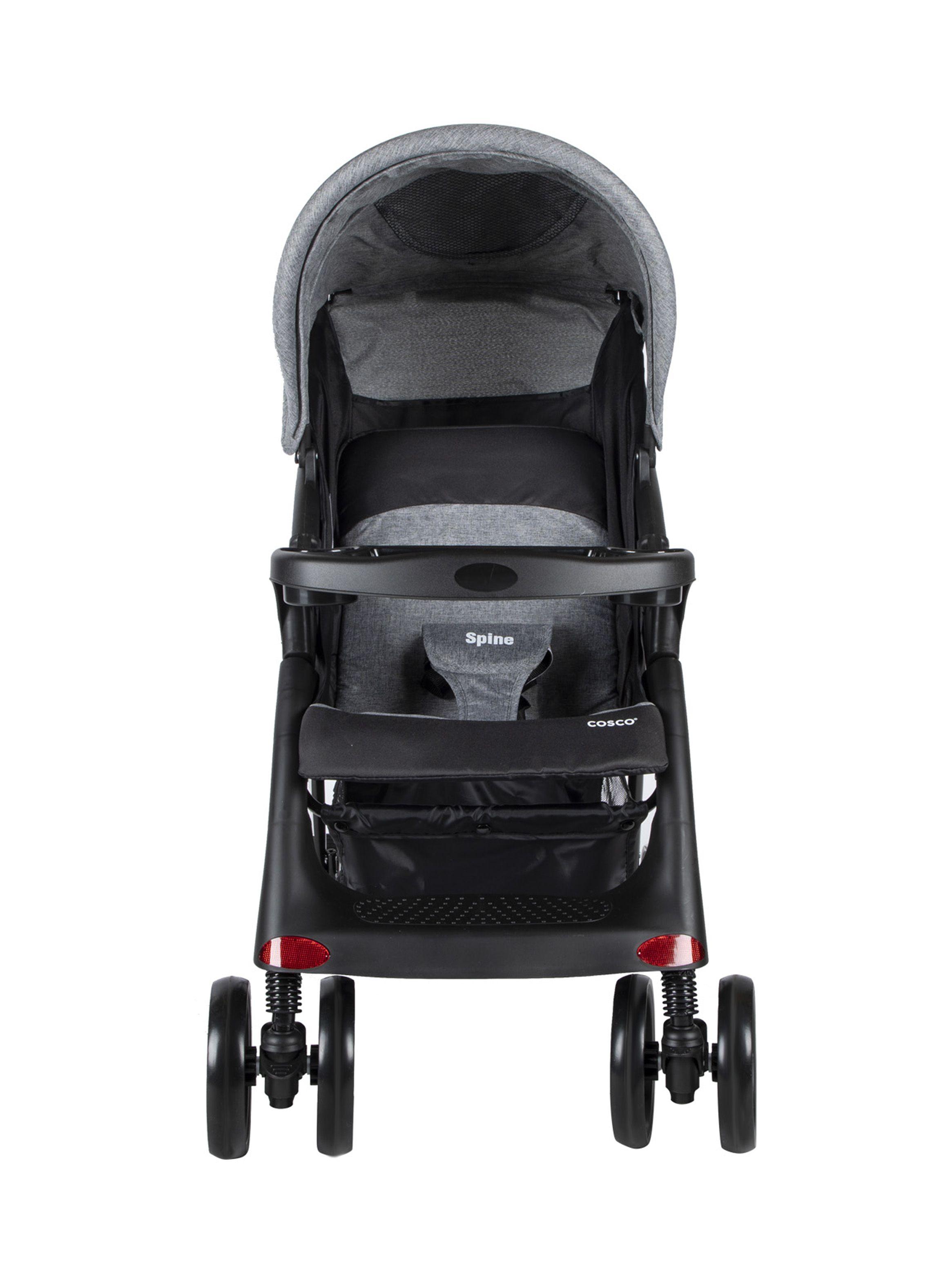 Coche Cosco Travel System Spine Gris-1