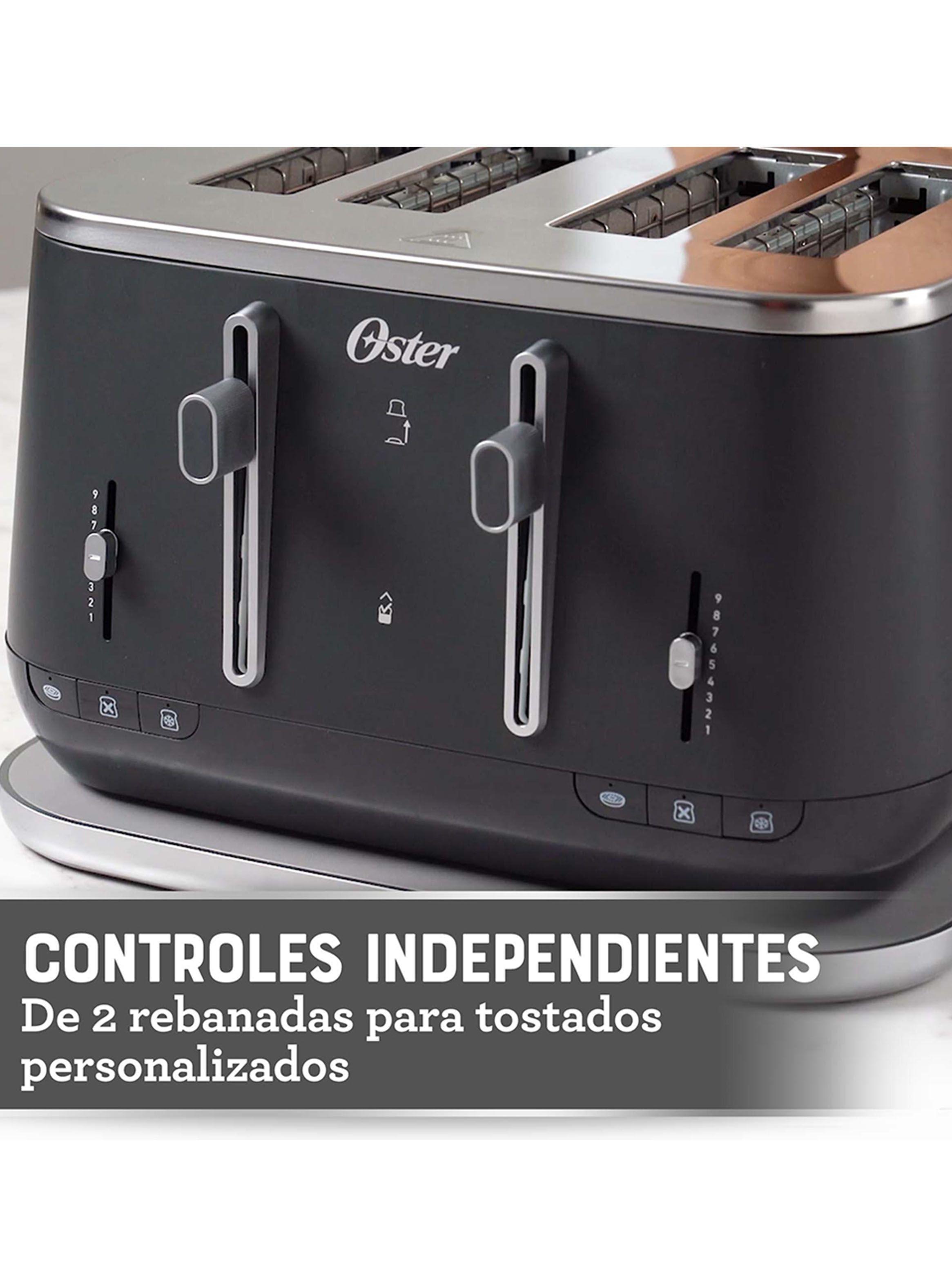 Tostador Eléctrico 4 Rebanadas 9 Niveles TSSTTA4540B Negro-2