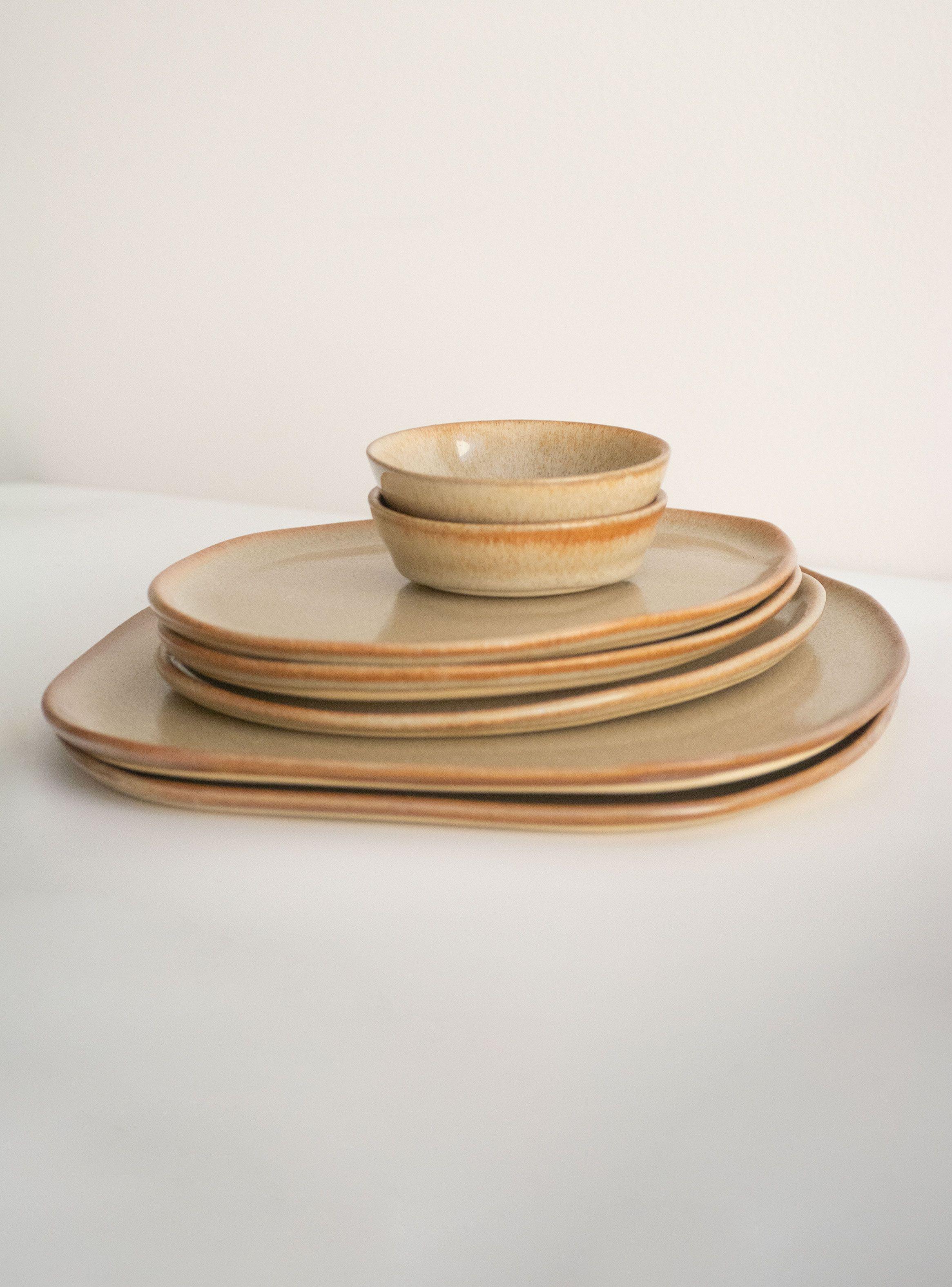 Plato Cerámica Gres 20 cm-2