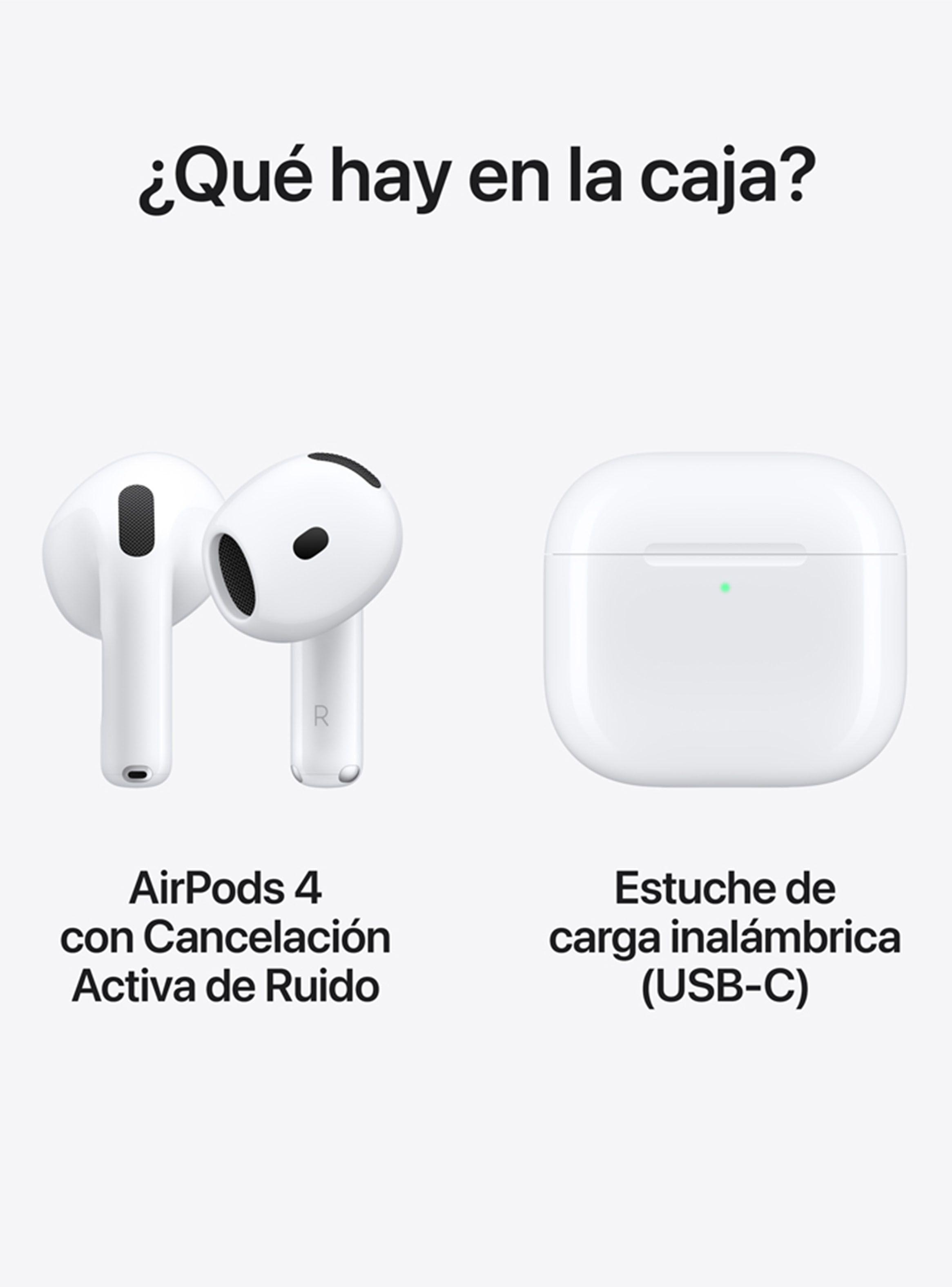 Apple AirPods 4 con Cancelación Activa de Ruido-8
