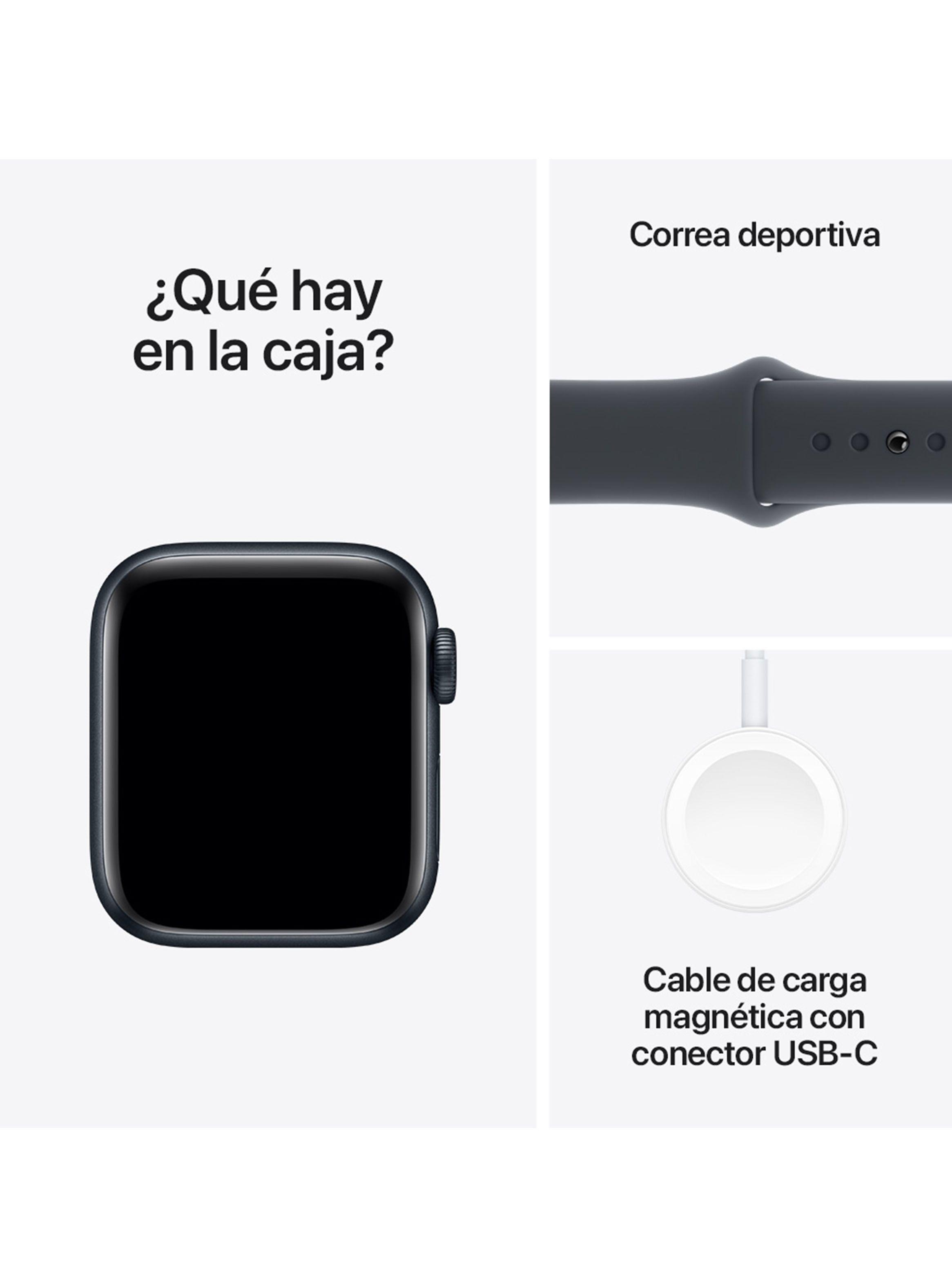 Apple Watch Se GPS Caja Aluminio 40mm Correa Deportiva Medianoche Talla M/L-6