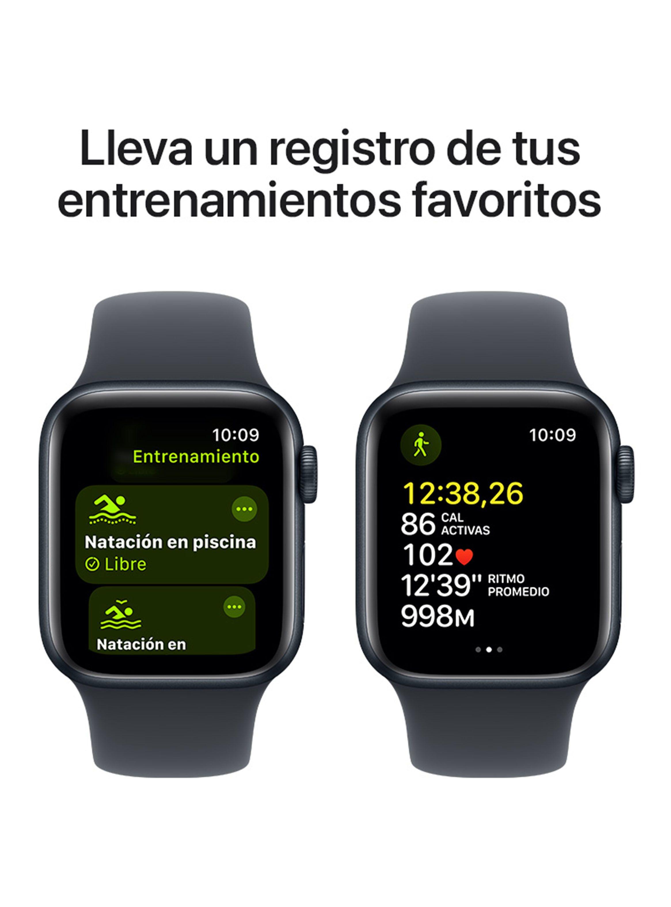 Apple Watch Se GPS Caja Aluminio 40mm Correa Deportiva Medianoche Talla M/L-5