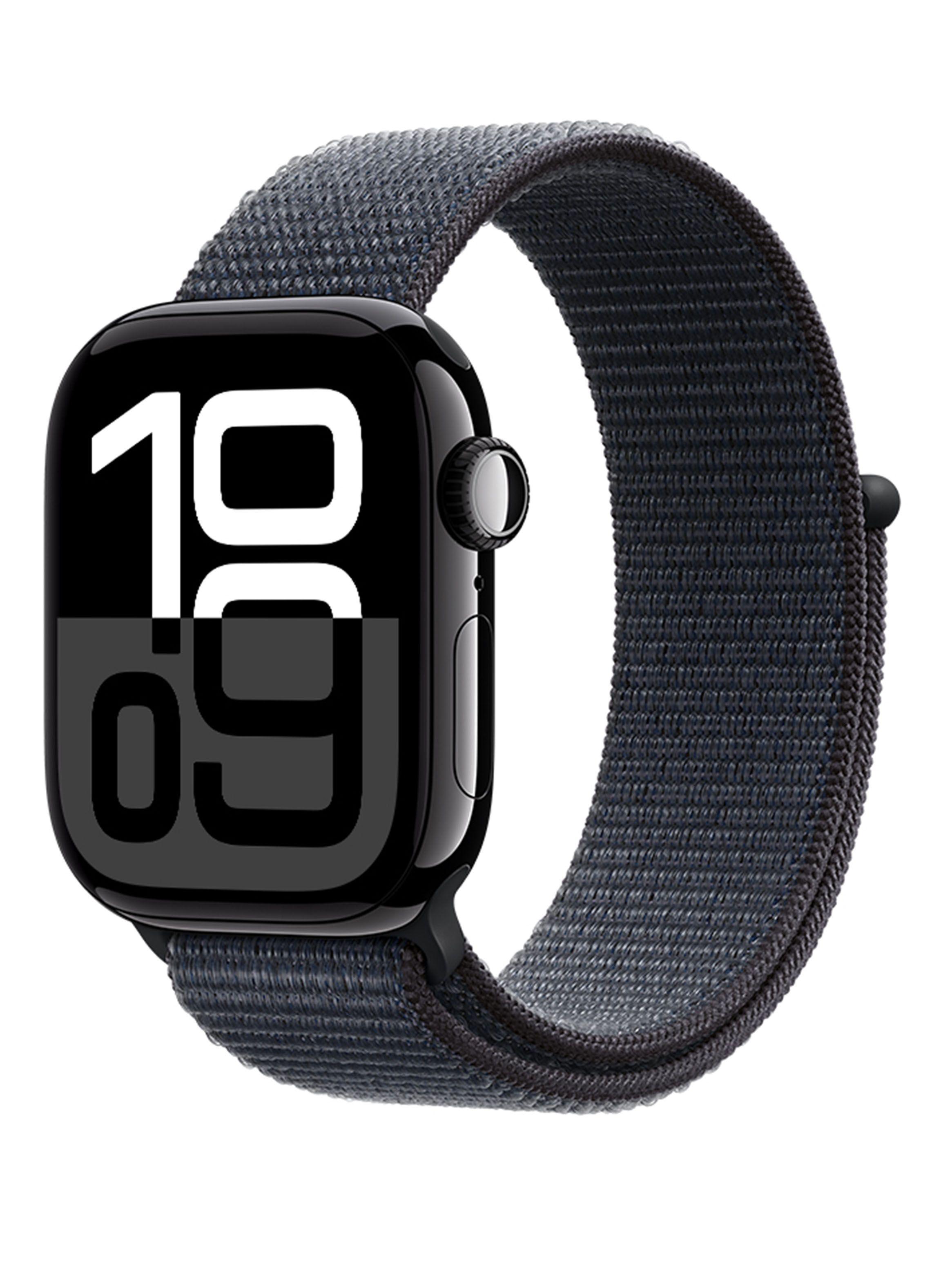 Apple Watch Series 10 GPS Caja Aluminio Negro Azabache 42mm Correa Loop Deportiva Tinta-0