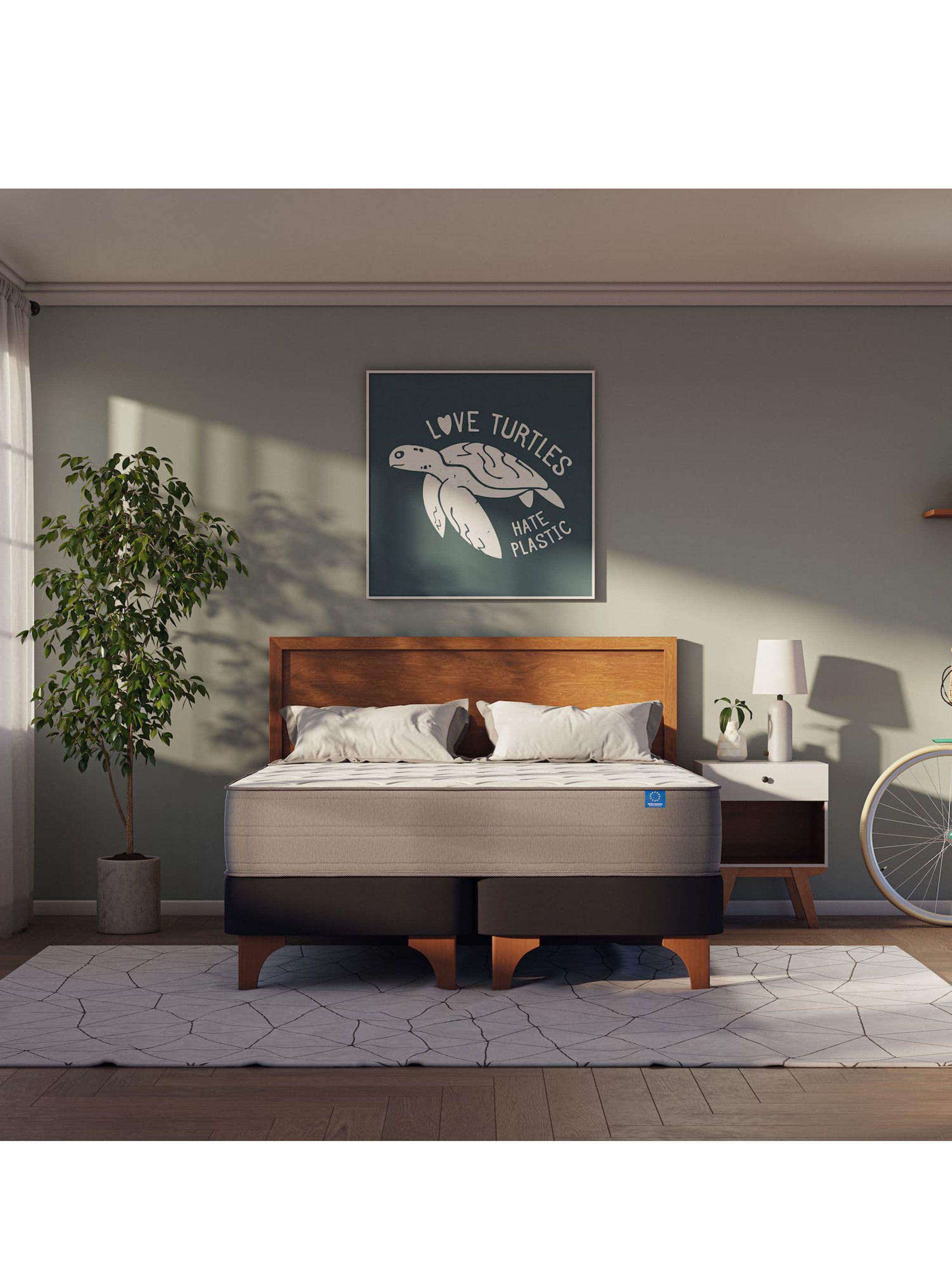 Cama Europea Seaqual 2 Plazas Long Base Dividida-3