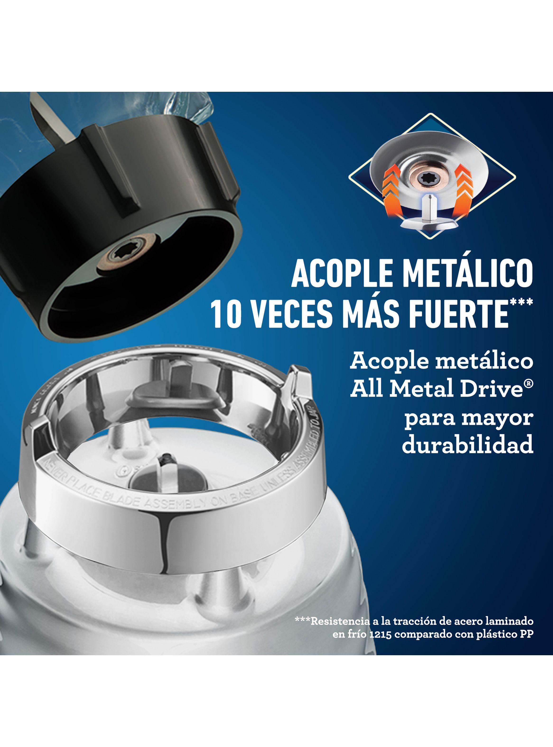 Licuadora 3 Velocidades 700W Perilla Ergonómica Cromo-4