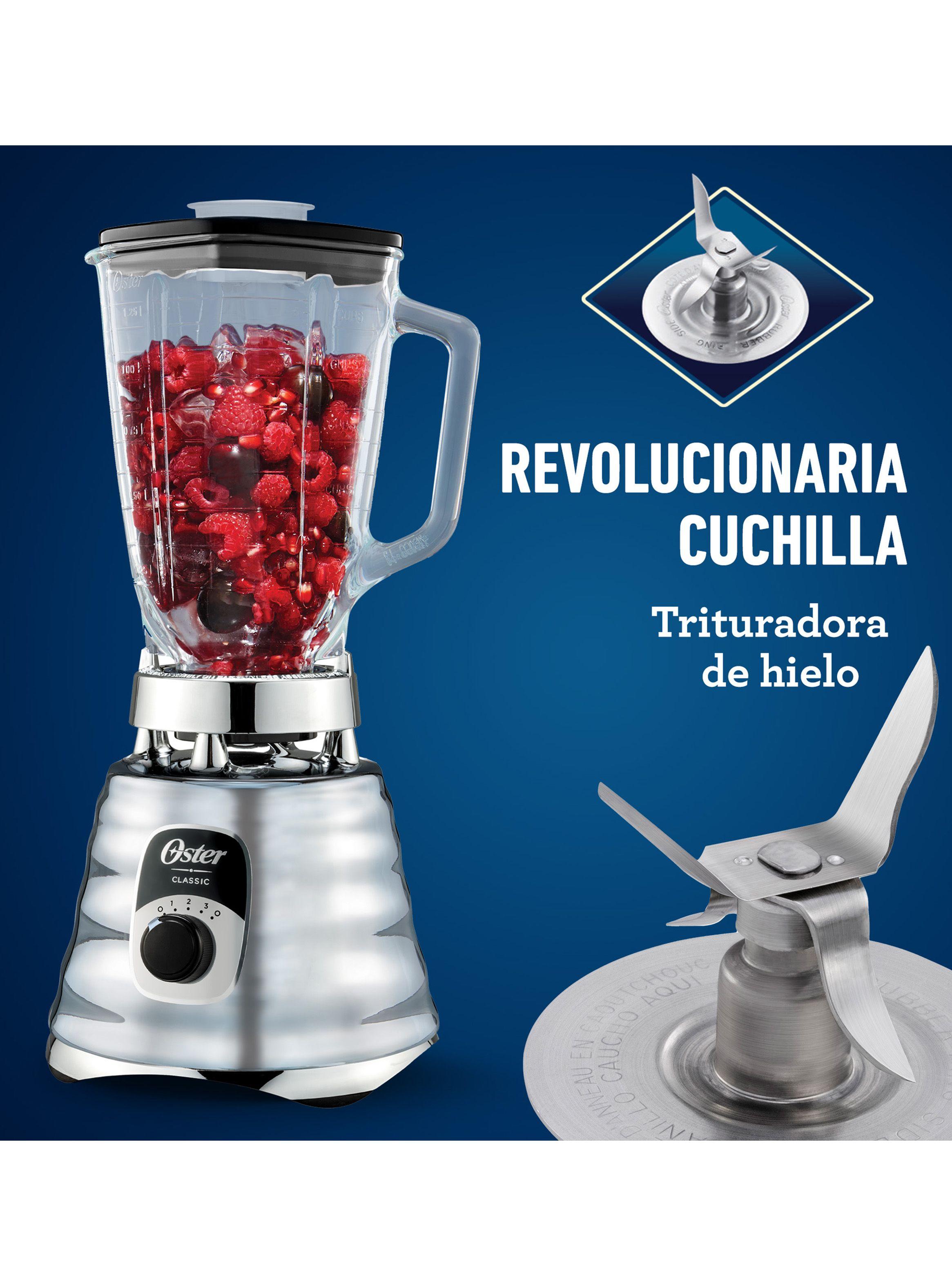Licuadora 3 Velocidades 700W Perilla Ergonómica Cromo-5