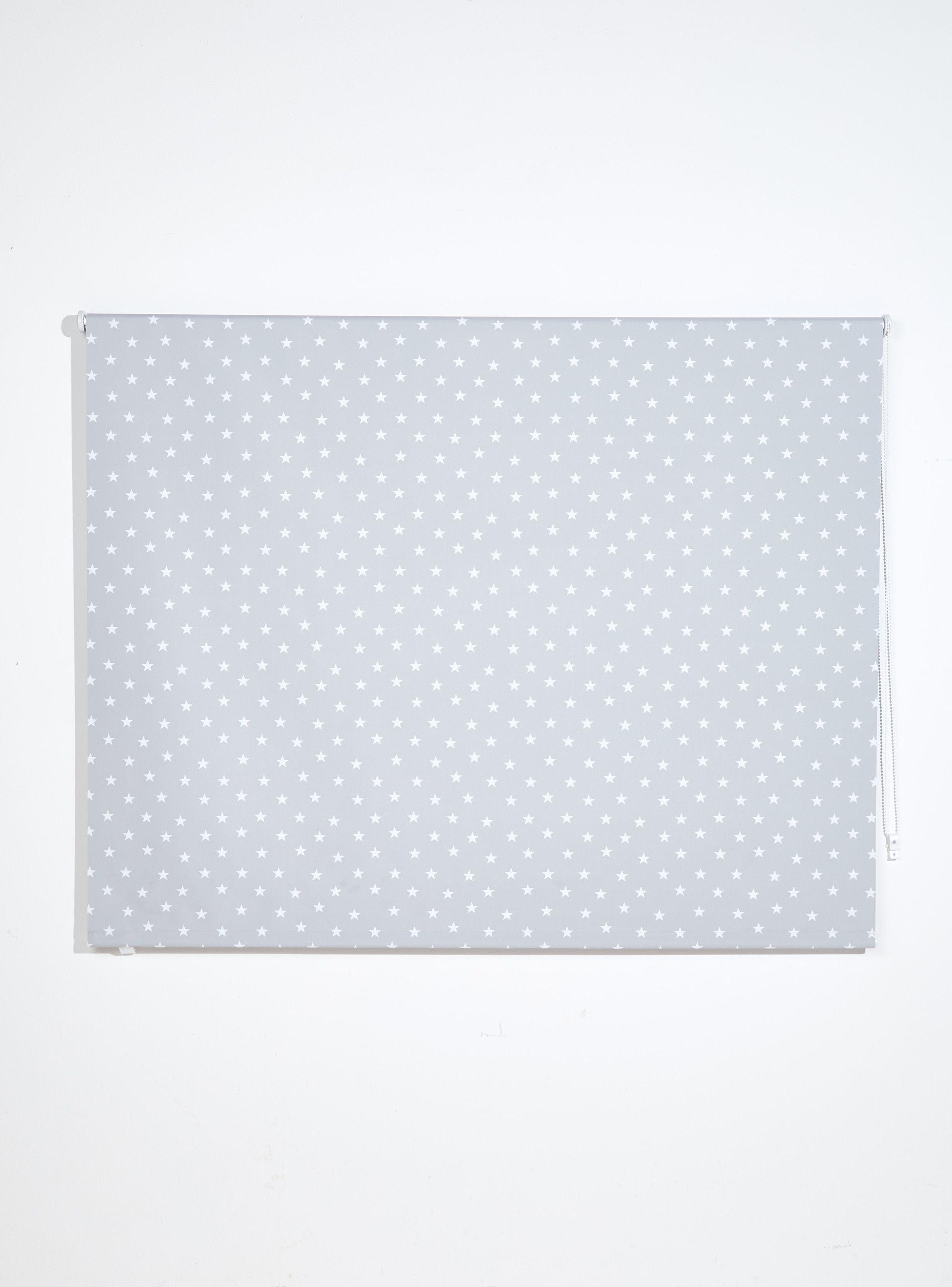 Cortina Roller Blackout 150 x 165 Estrella Gris-0