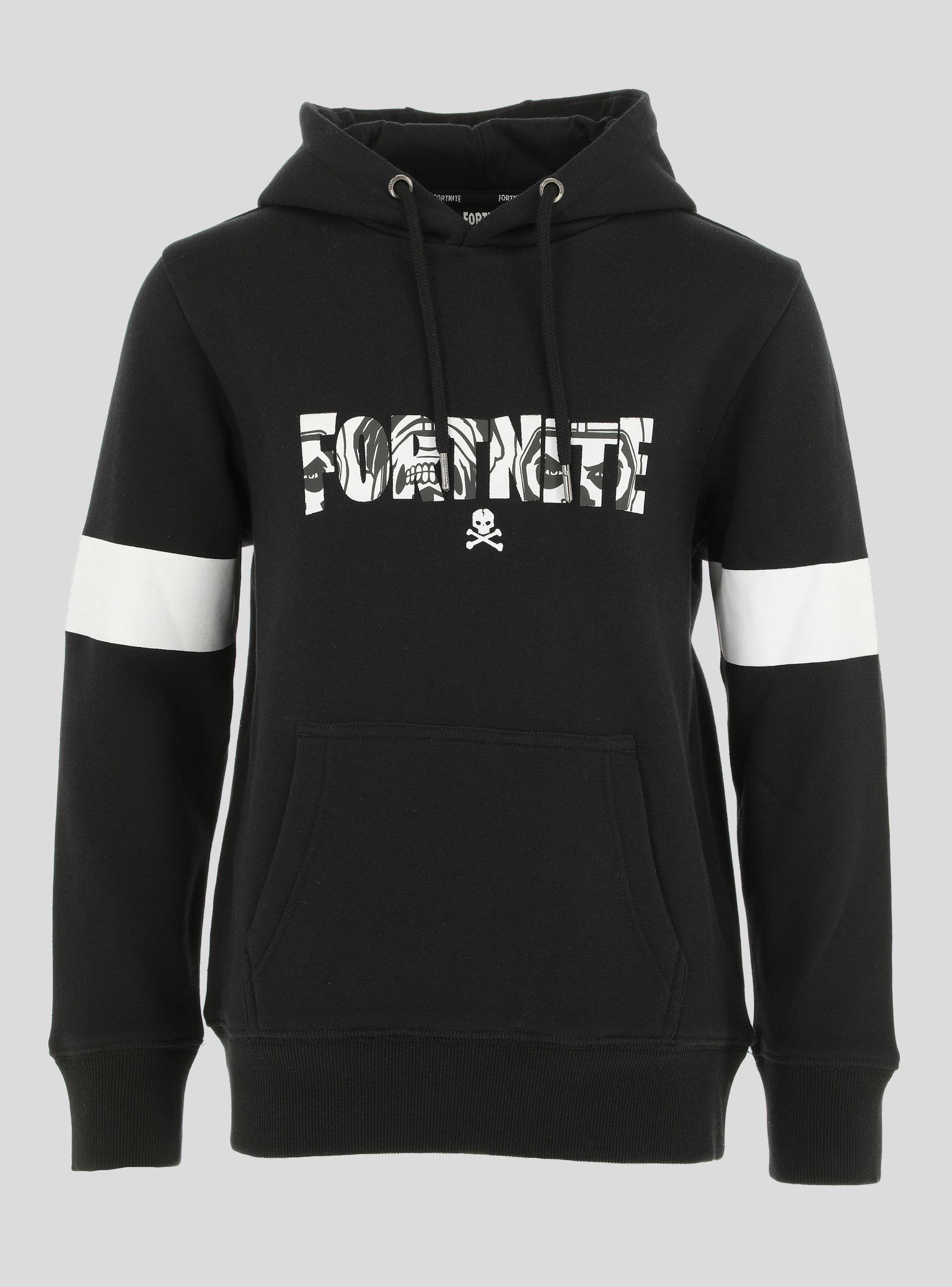 Polerón Hoodie Negro Junior Skull Trooper Fortnite-0