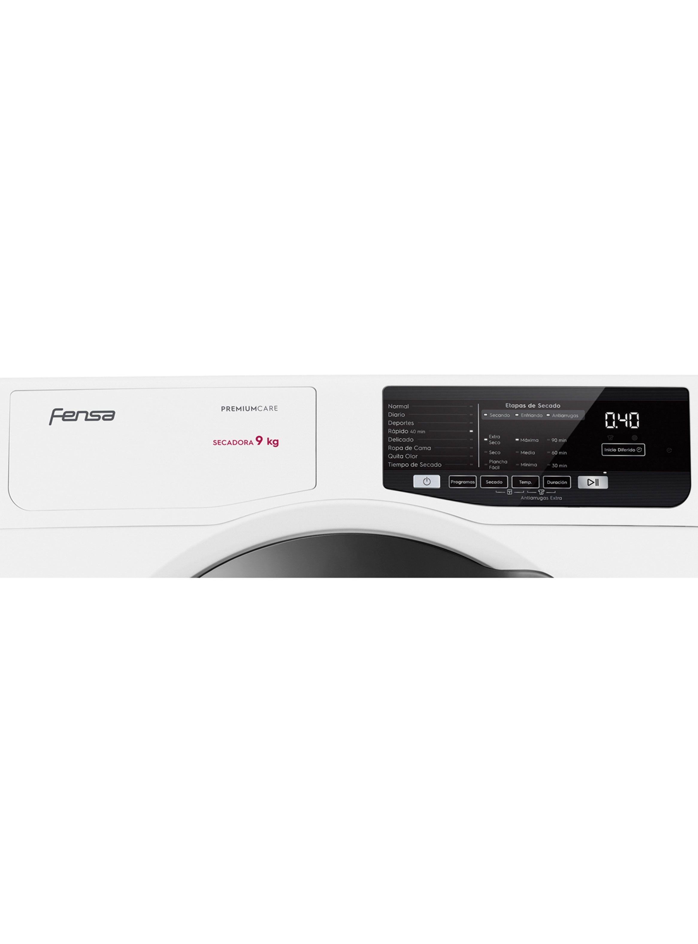 Secadora Carga Frontal 9 Kg Premium 9D Blanca-3