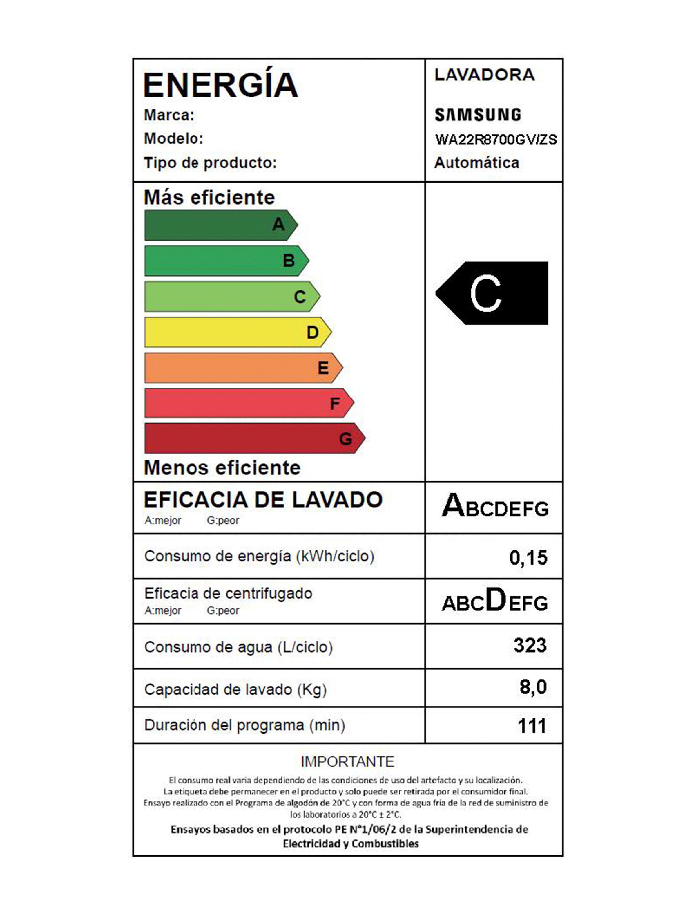 Lavadora de Carga Superior Black 22 Kilos WA22R8700GV/ZS-6