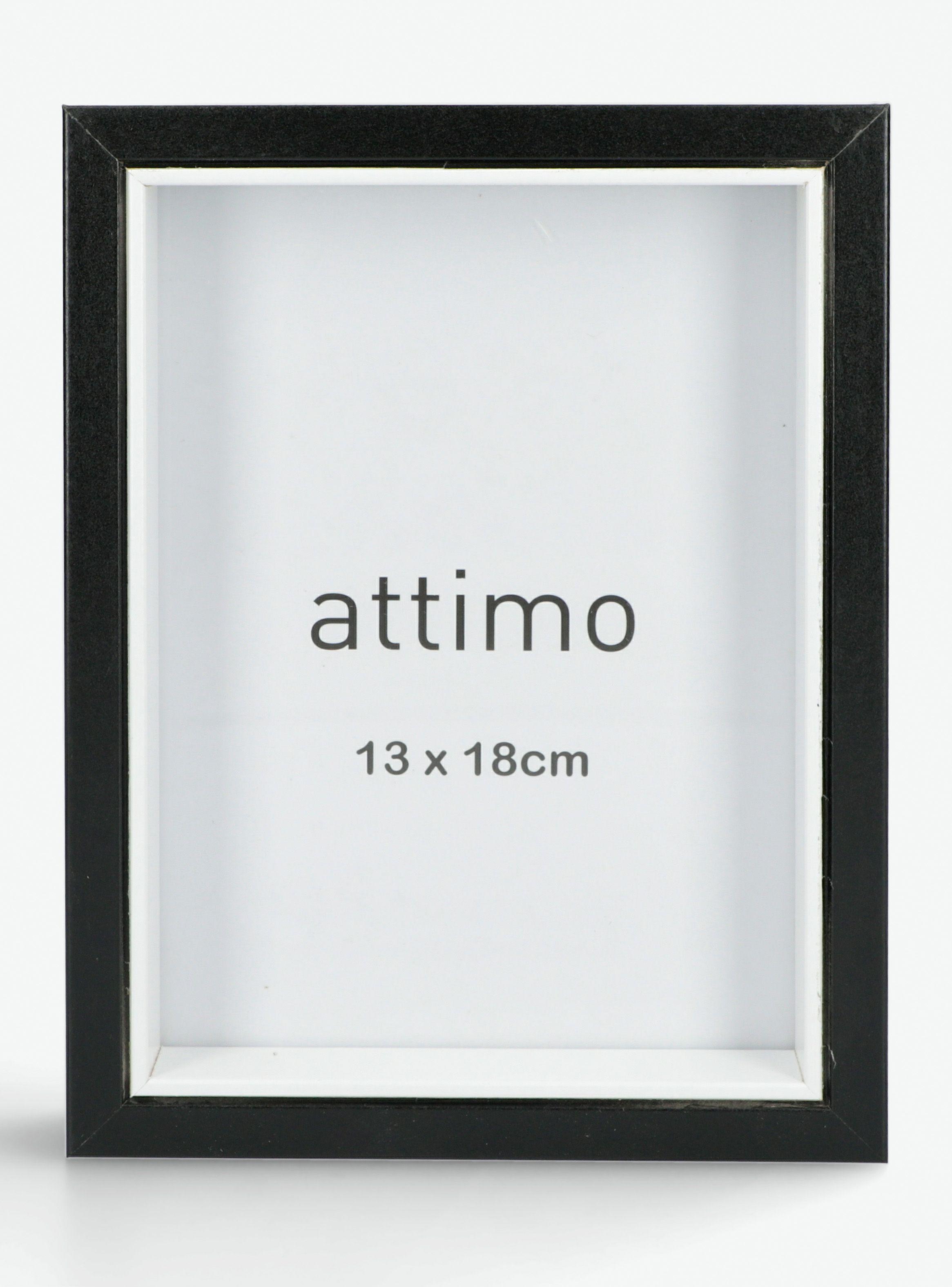 Marco Attimo de Foto Dual 13 x 18 cm Negro-0