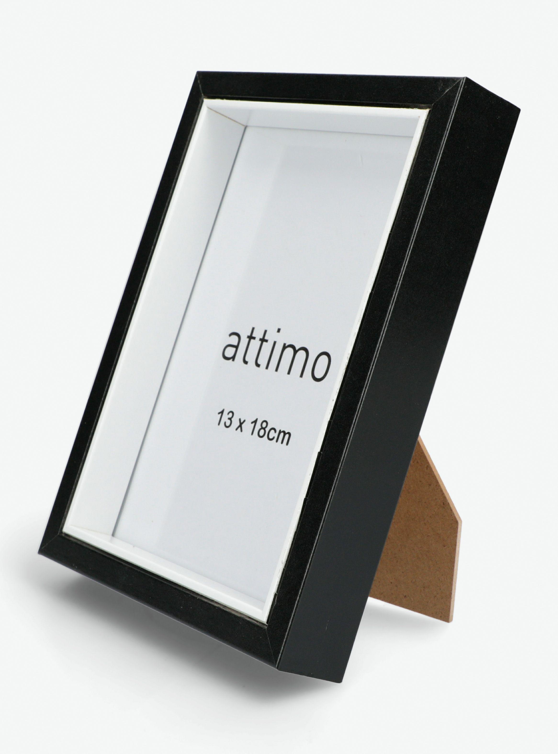 Marco Attimo de Foto Dual 13 x 18 cm Negro-1