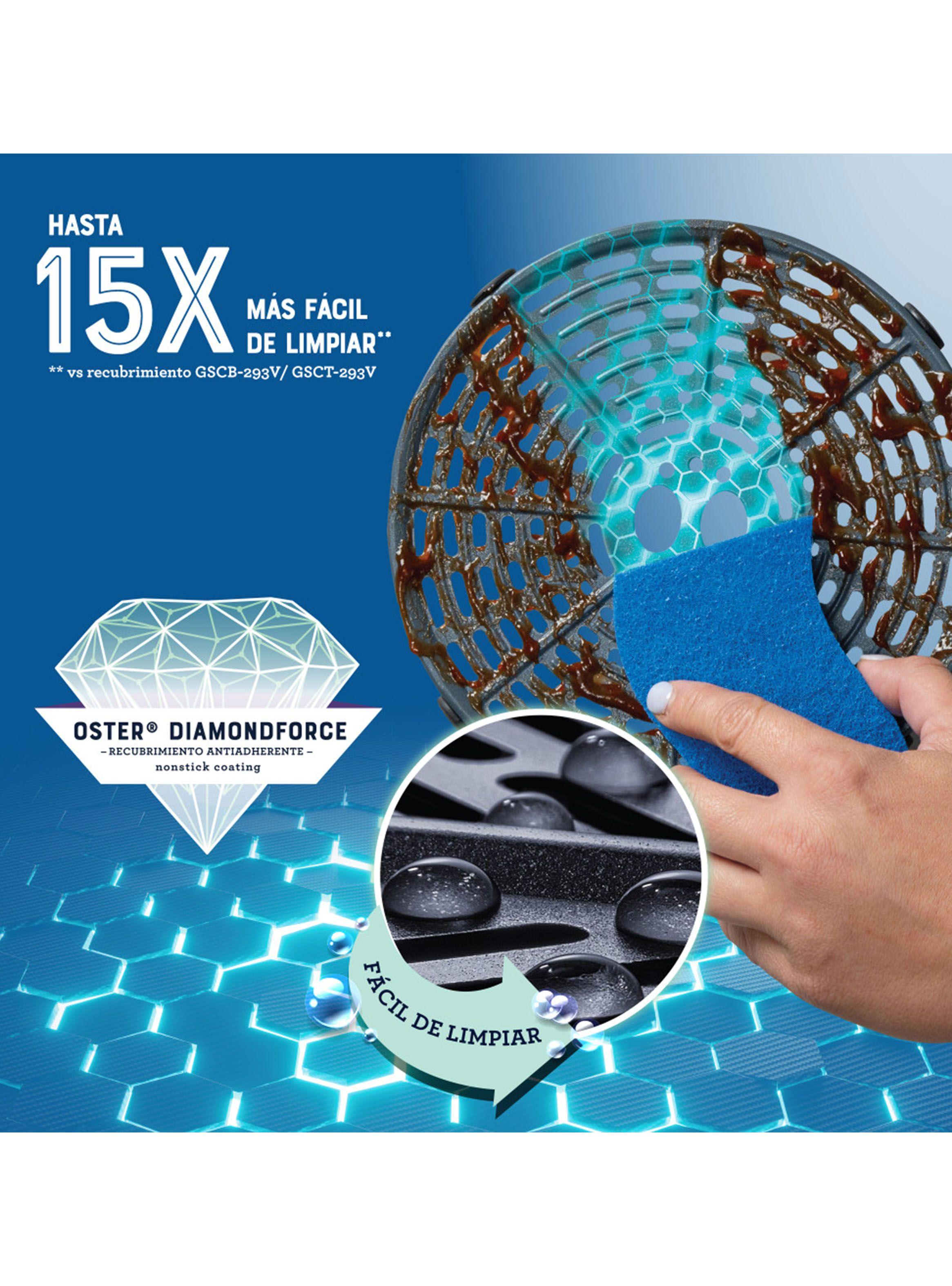 Freidora de Aire Digital 4L DiamondForce CKSTAF40MDF Negro-7