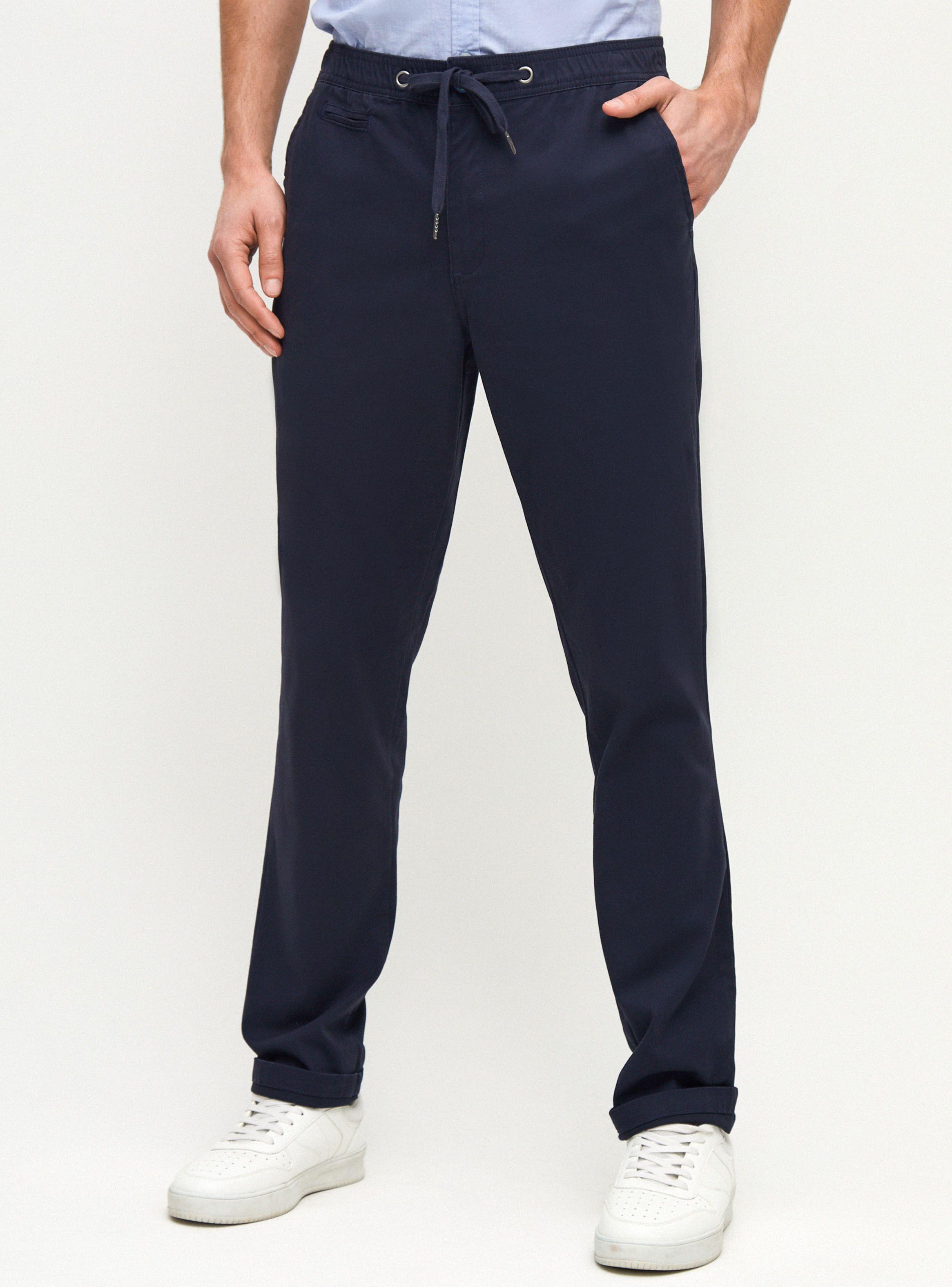Pantalón Color Sólido Basic-0
