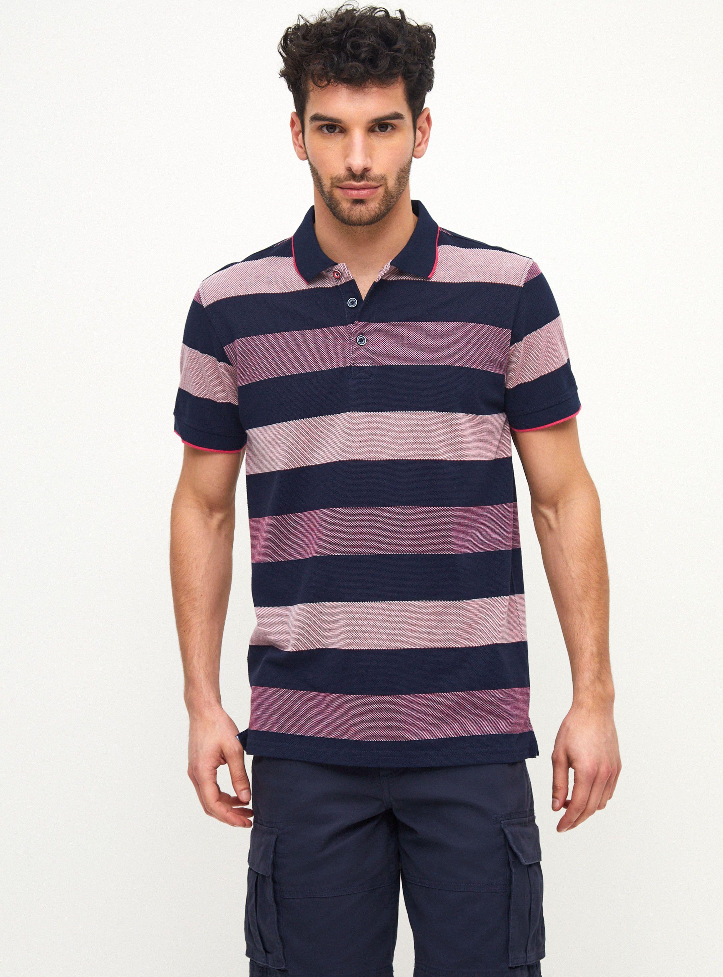 Polera Rayada Manga Corta-0