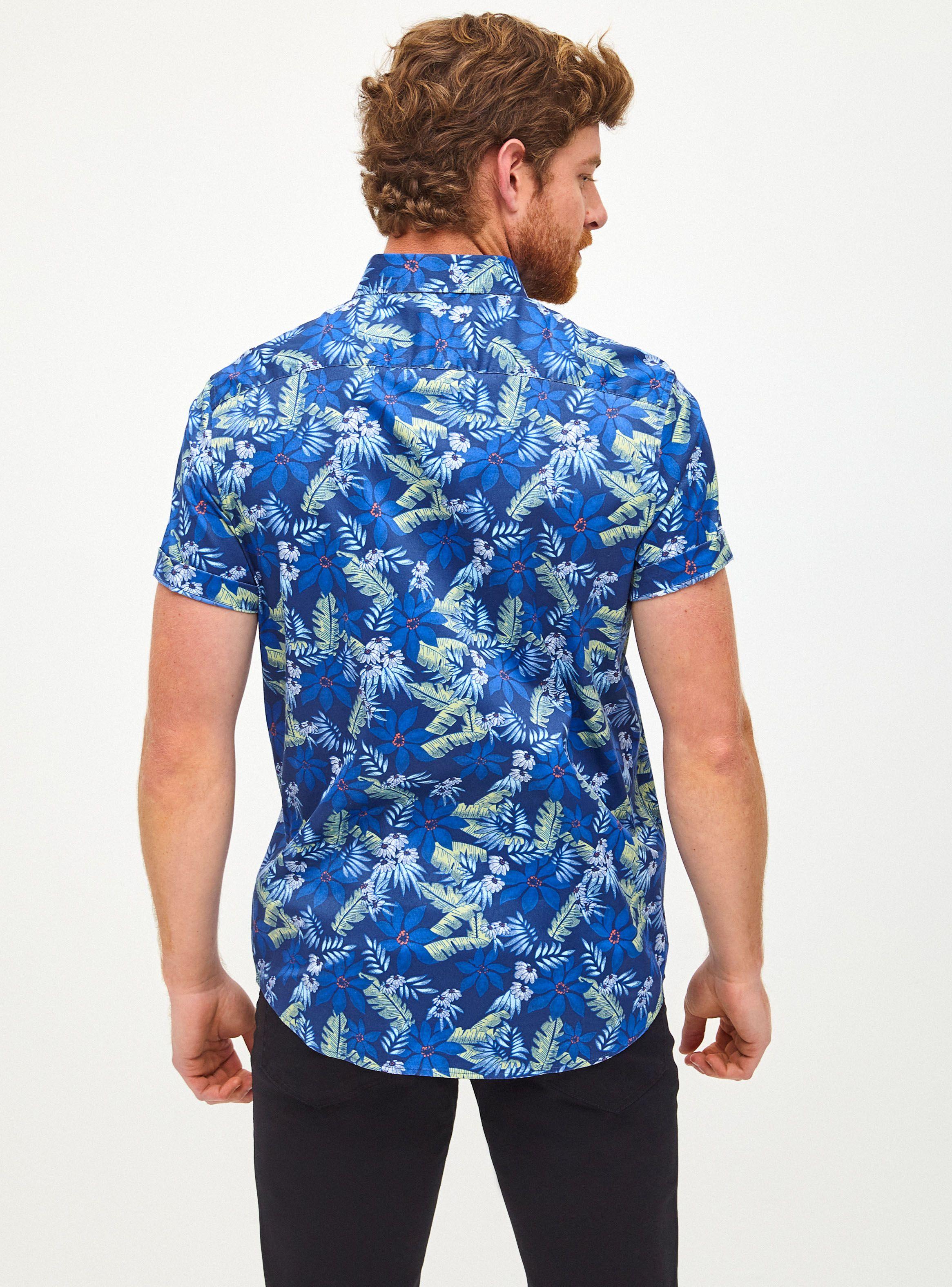 Camisa Manga Corta Print Floral-1