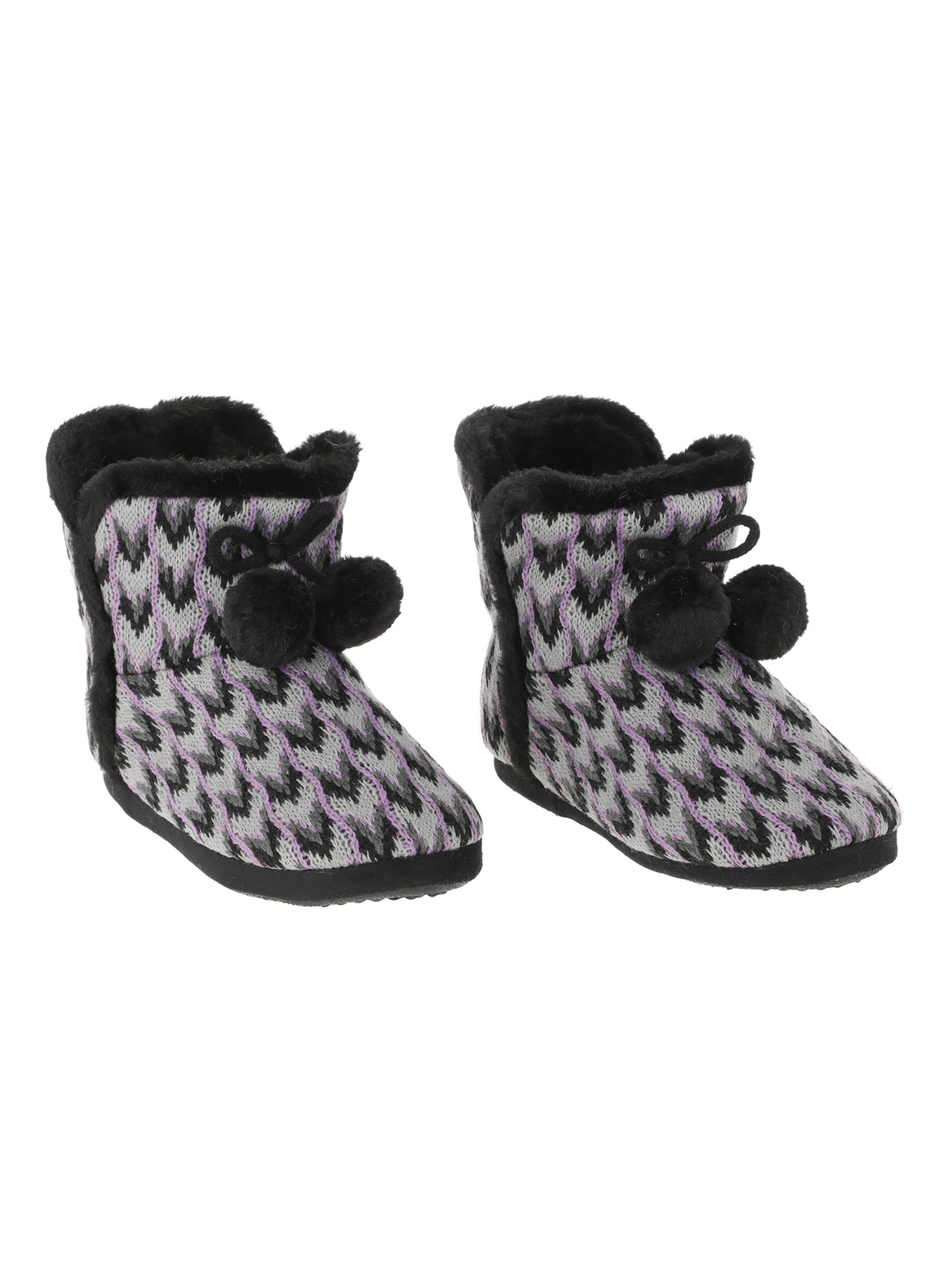 Bota Tejida Flores-0