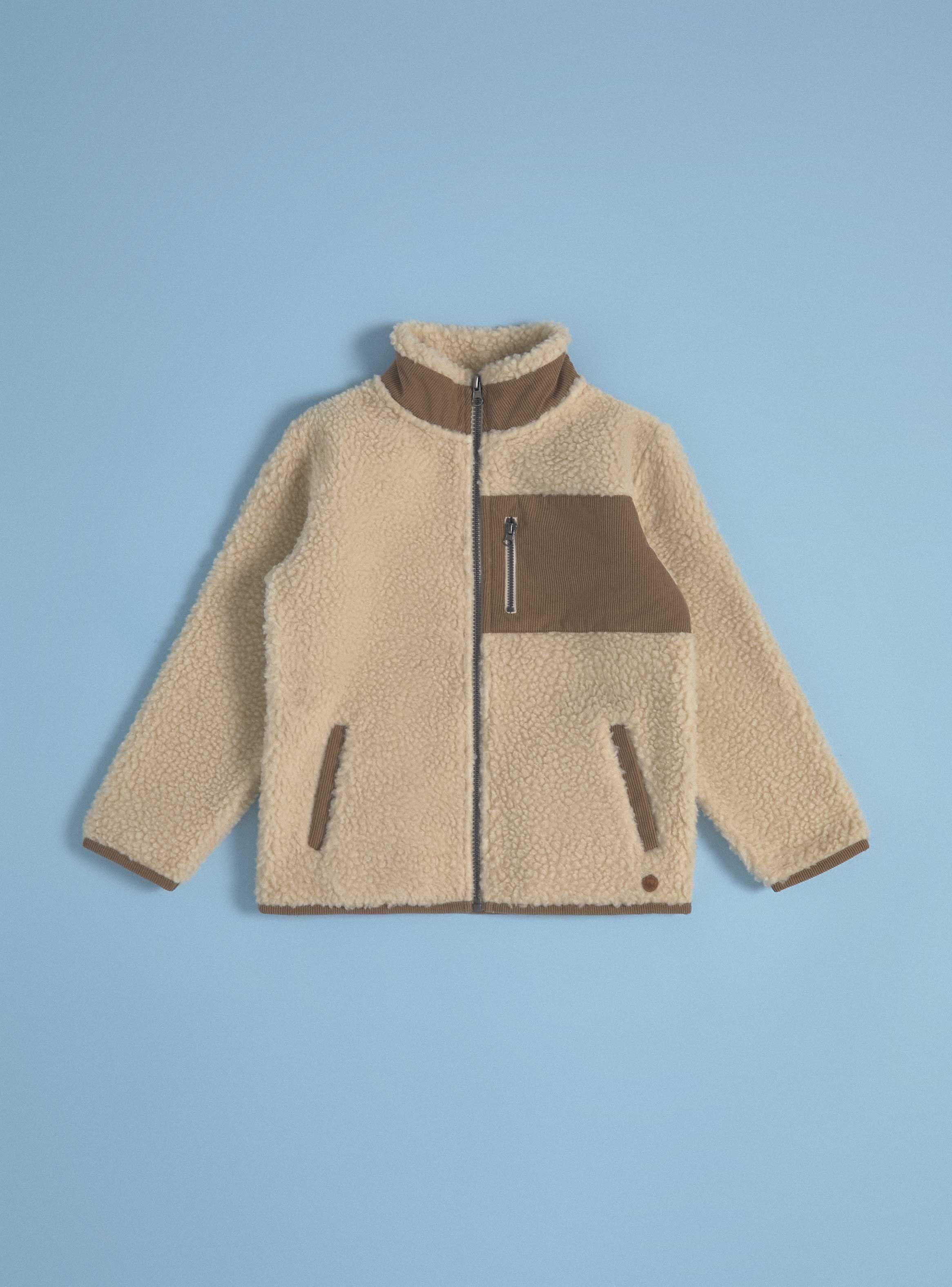 Chaqueta Sherpa Forrada Micropolar Detalle Cotelé-2