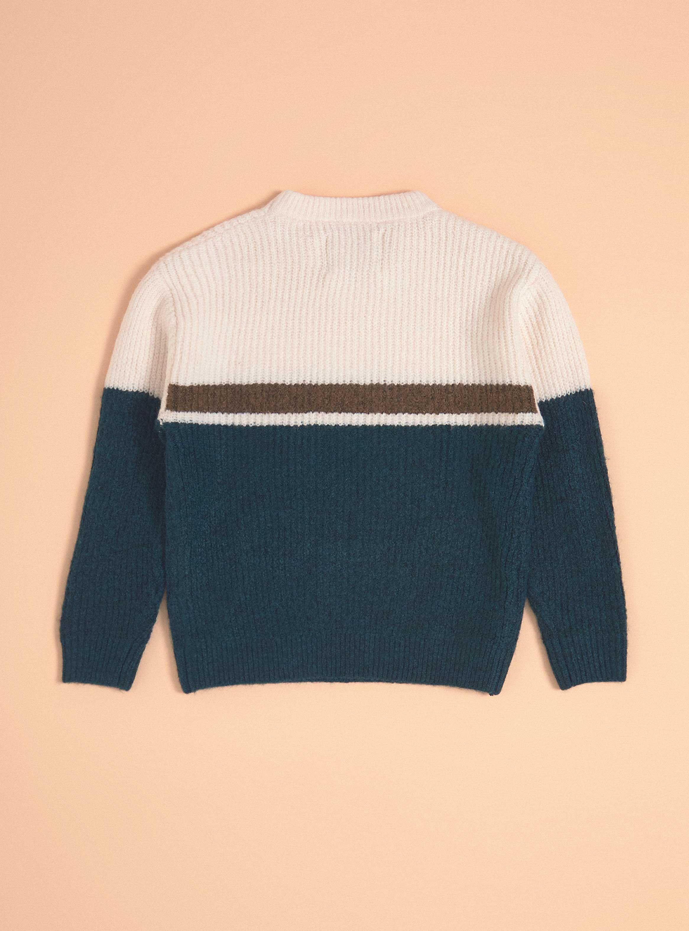 Sweater Color Block Look Lana-3