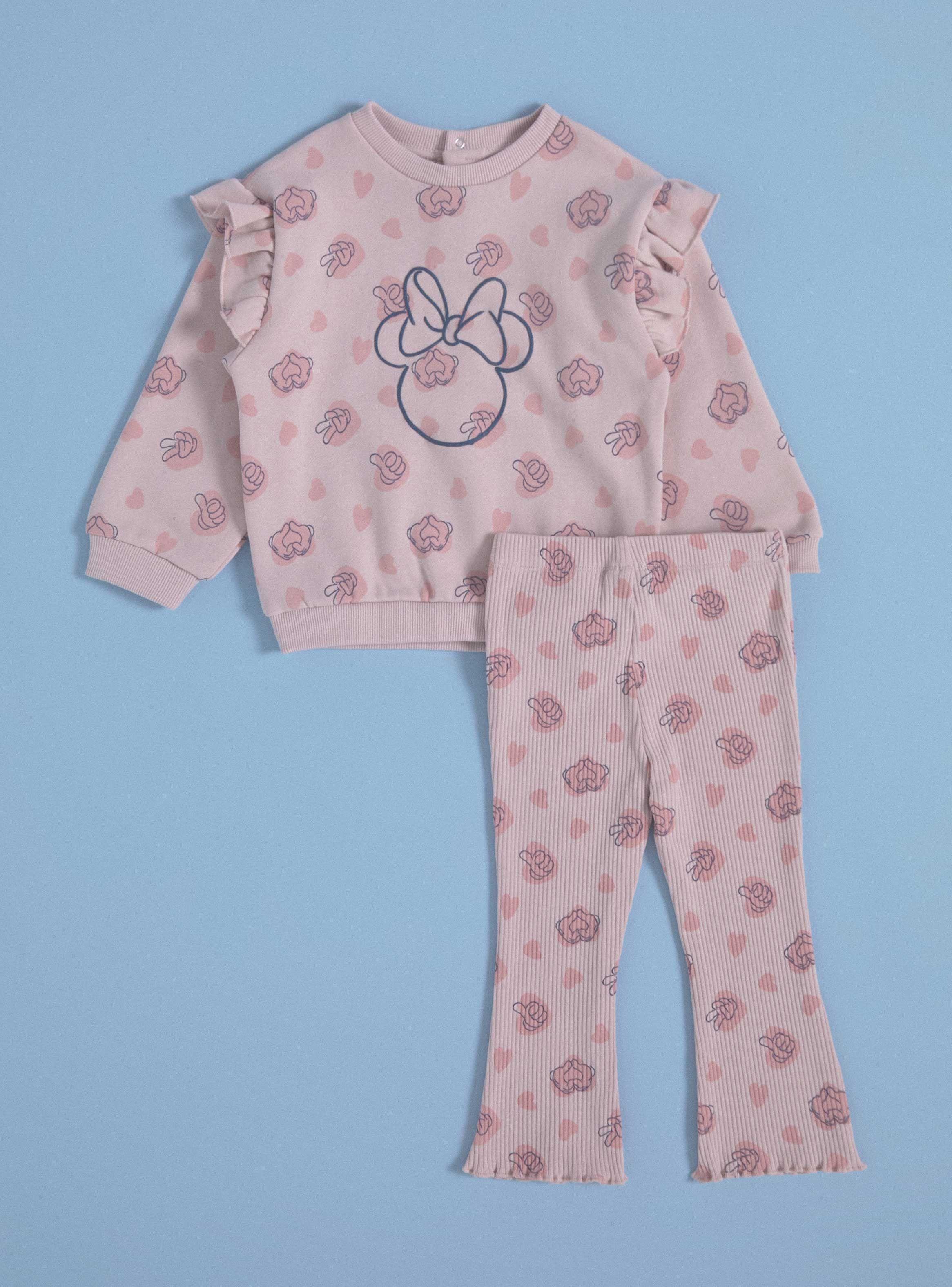 Buzo con Polerón y Calza Flare de Minnie-0