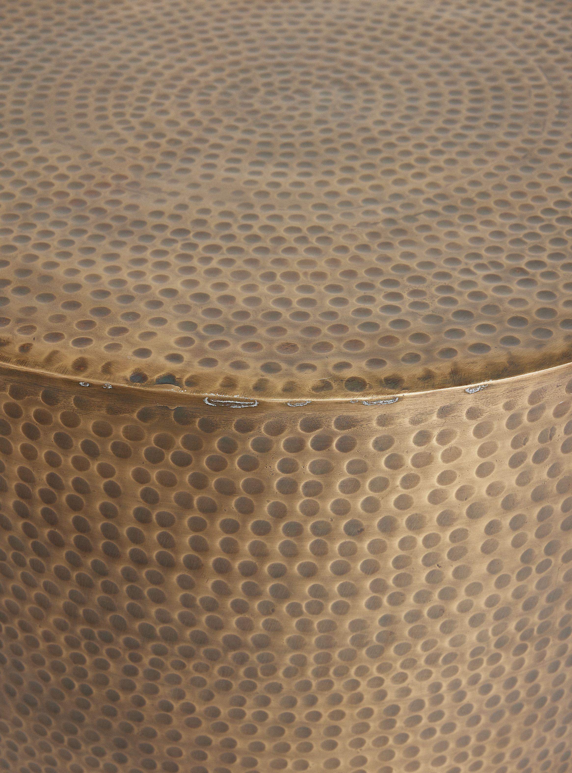 Mesa Lateral Martillo Brass 55 cm-5