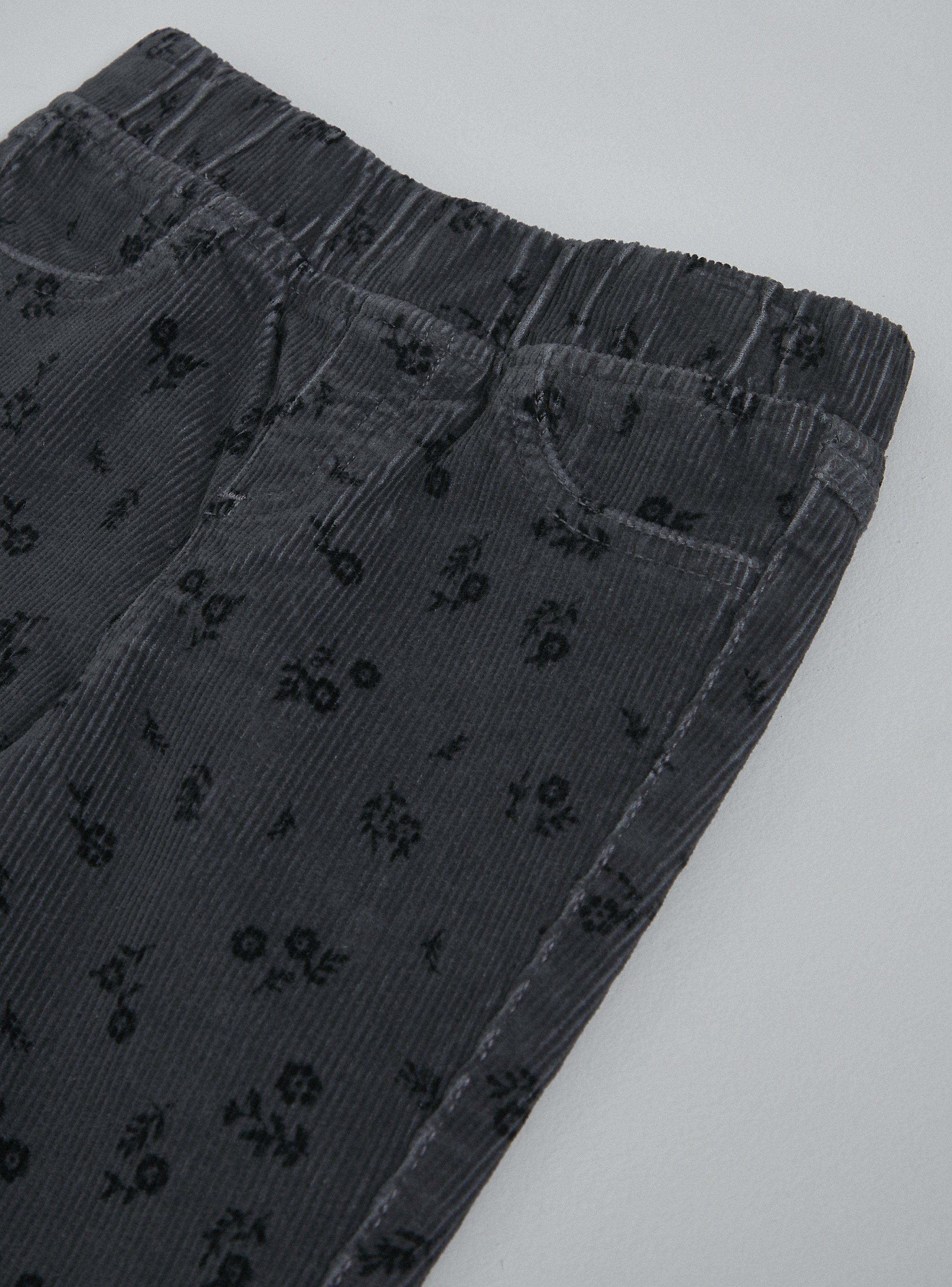Pantalón Cotelé Estampado-2