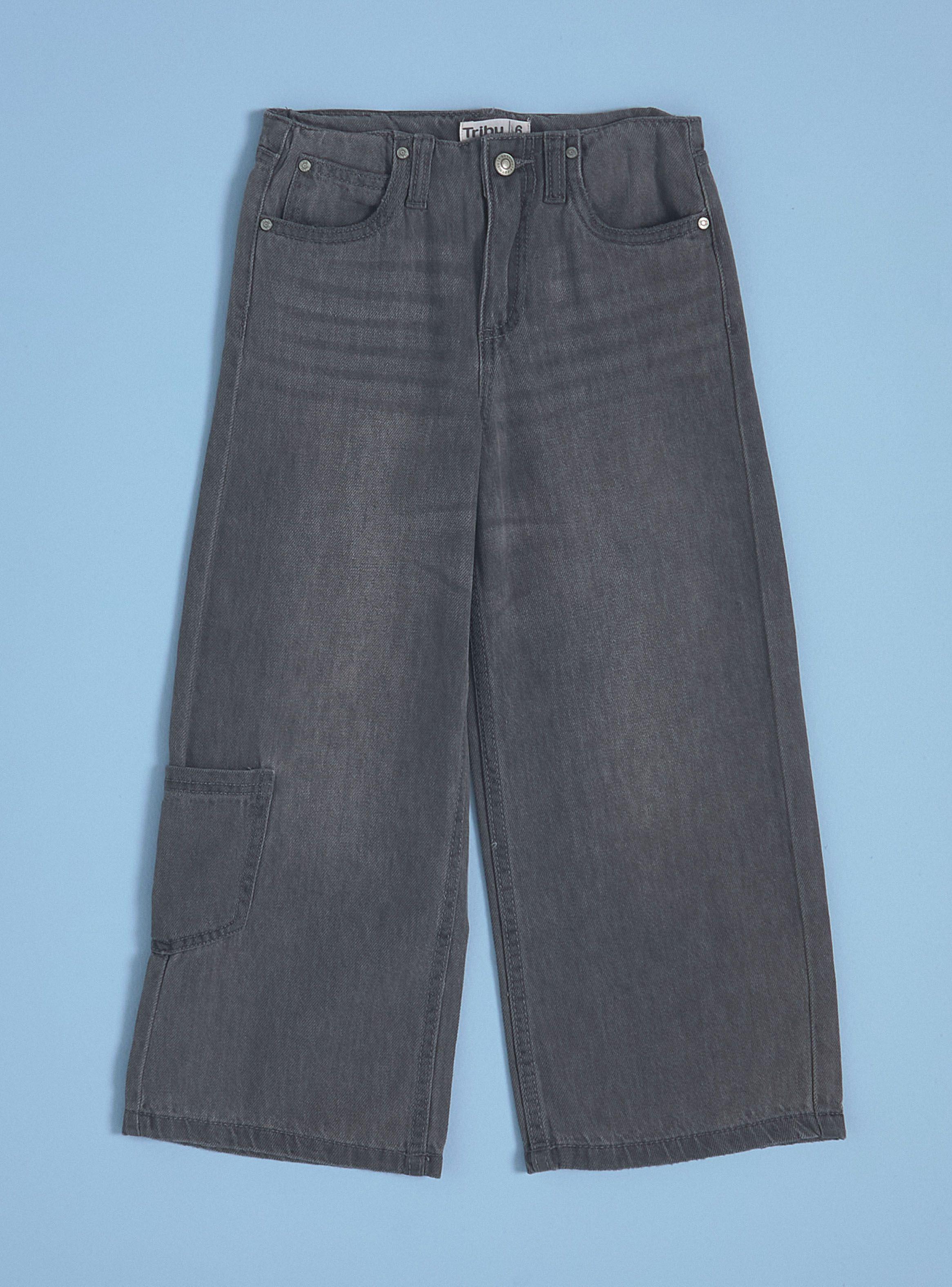 Jeans Pierna Ancha Cargo-2