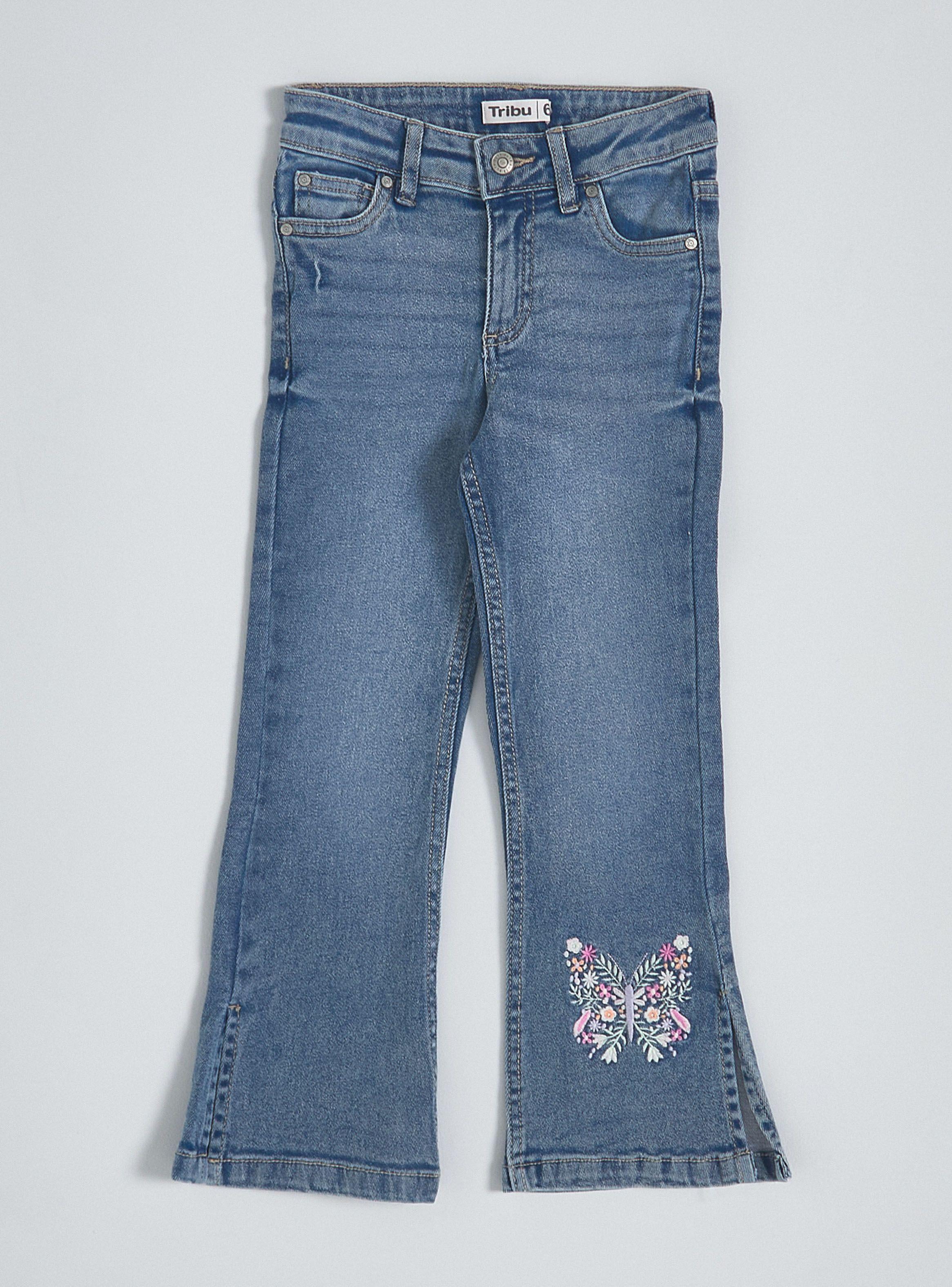 Jeans Acampanado Bordado-2