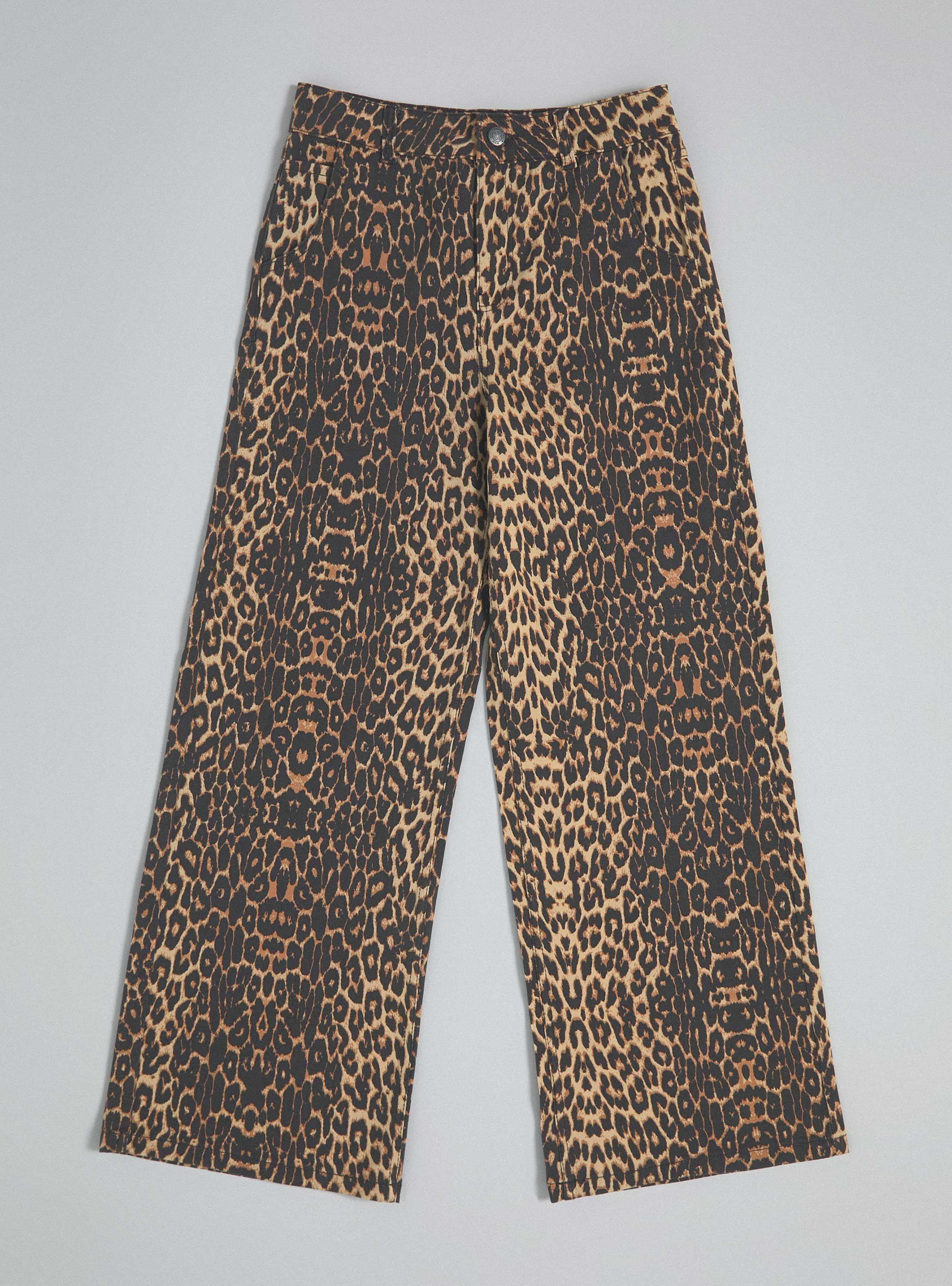 Pantalón Animal Print Tiro Alto-2