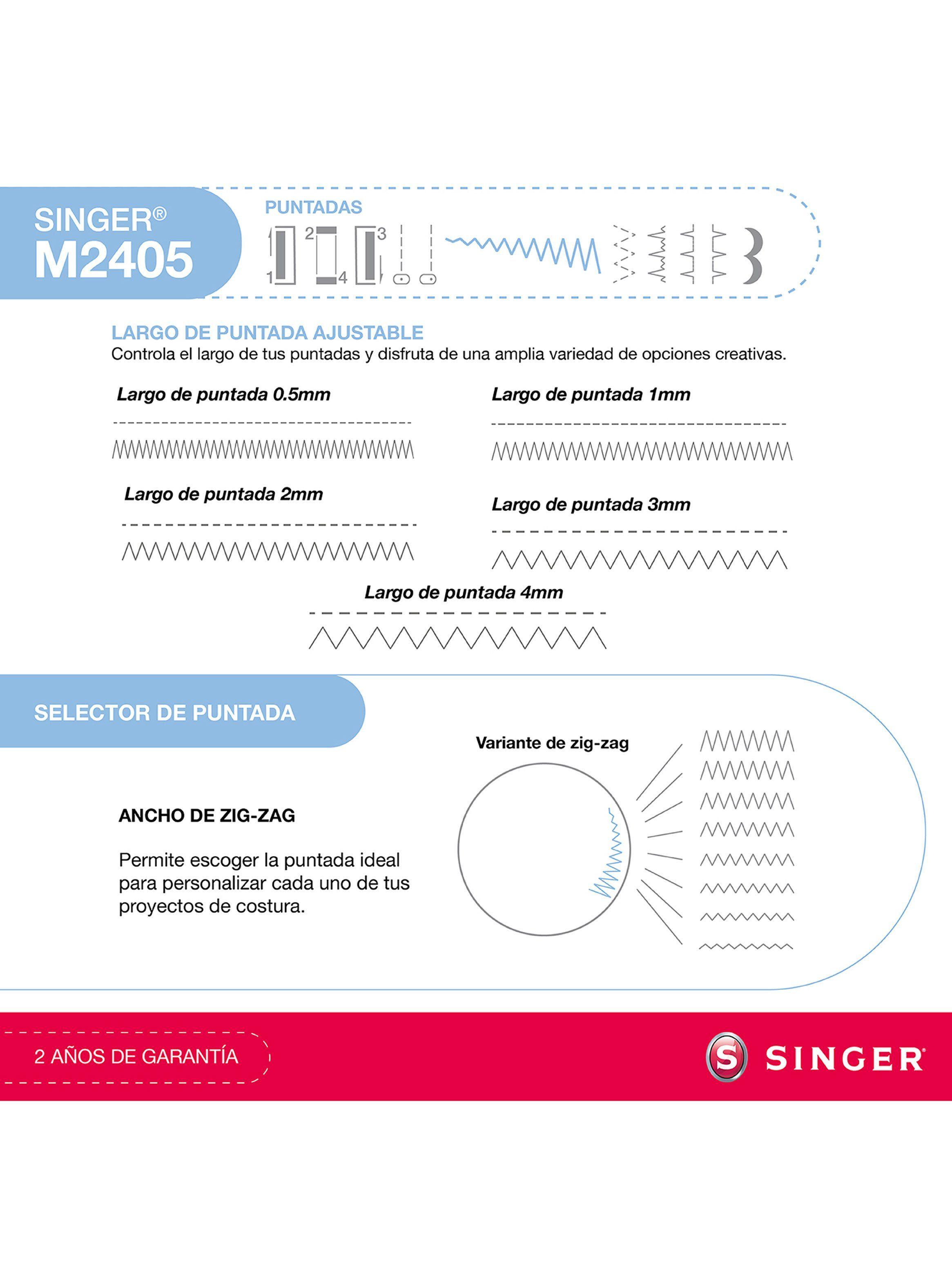 Máquina de Coser Singer M2405-8