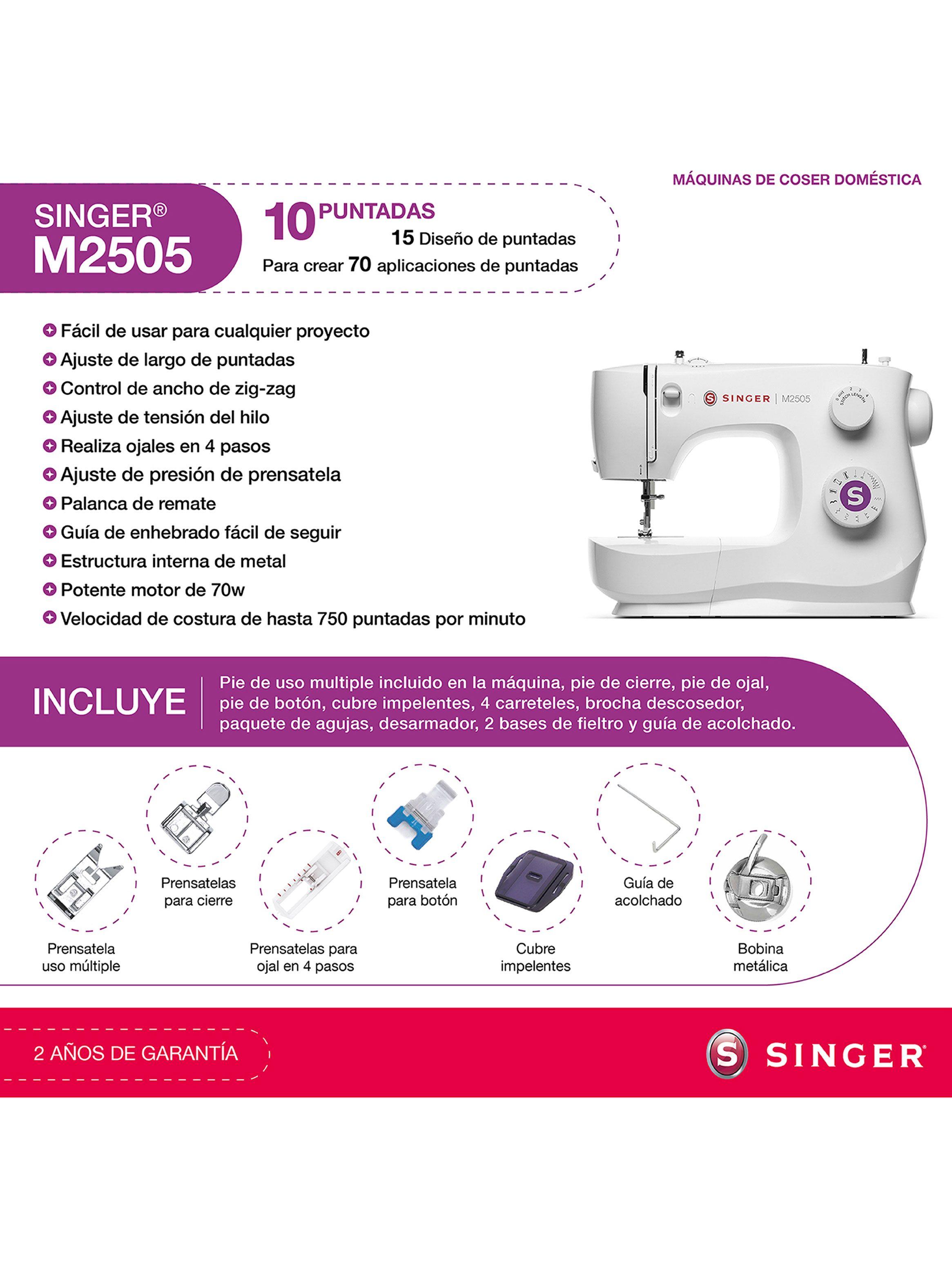 Máquina de Coser Singer M2505-8