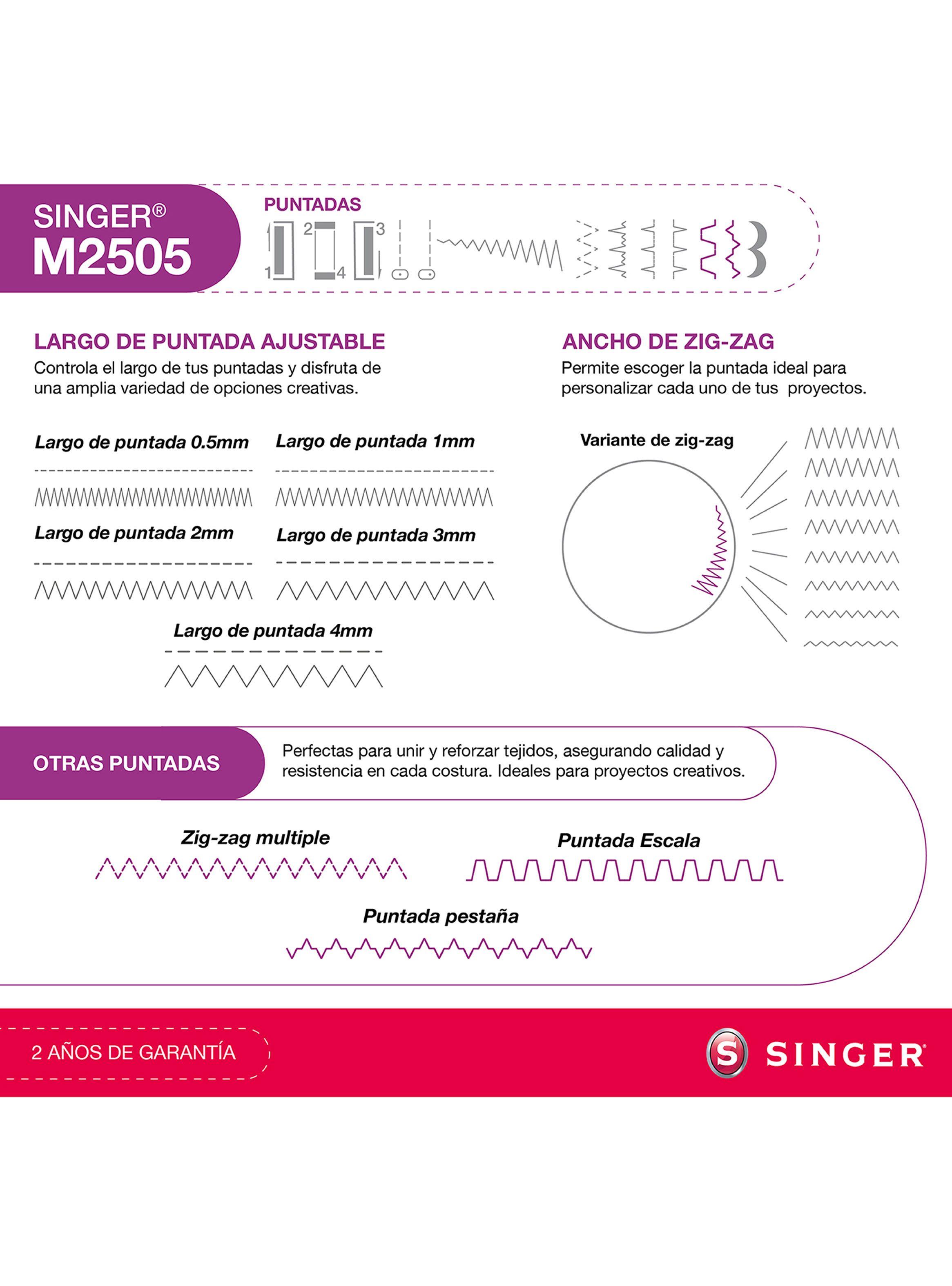 Máquina de Coser Singer M2505-9