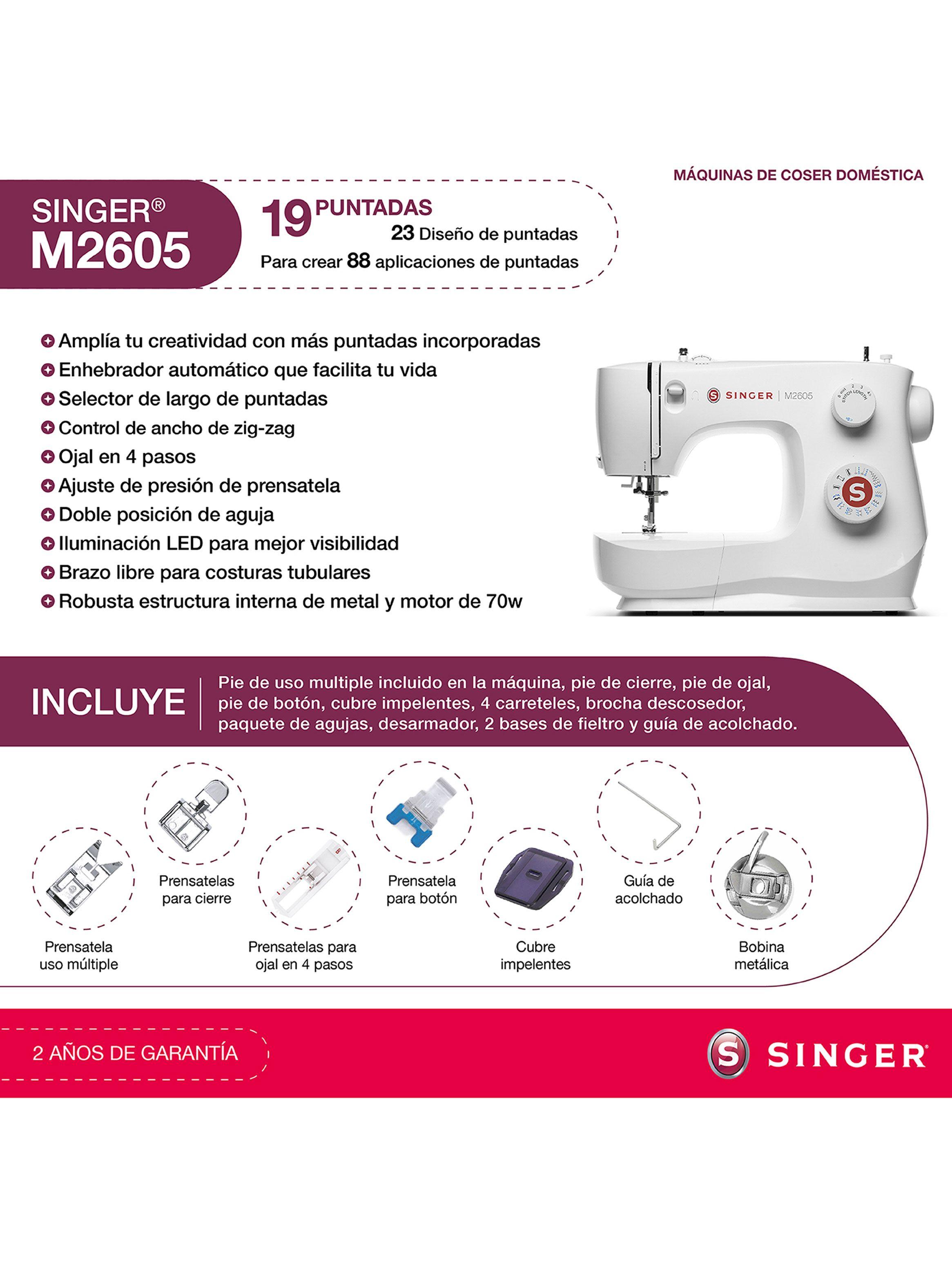 Máquina de Coser Singer M2605-8