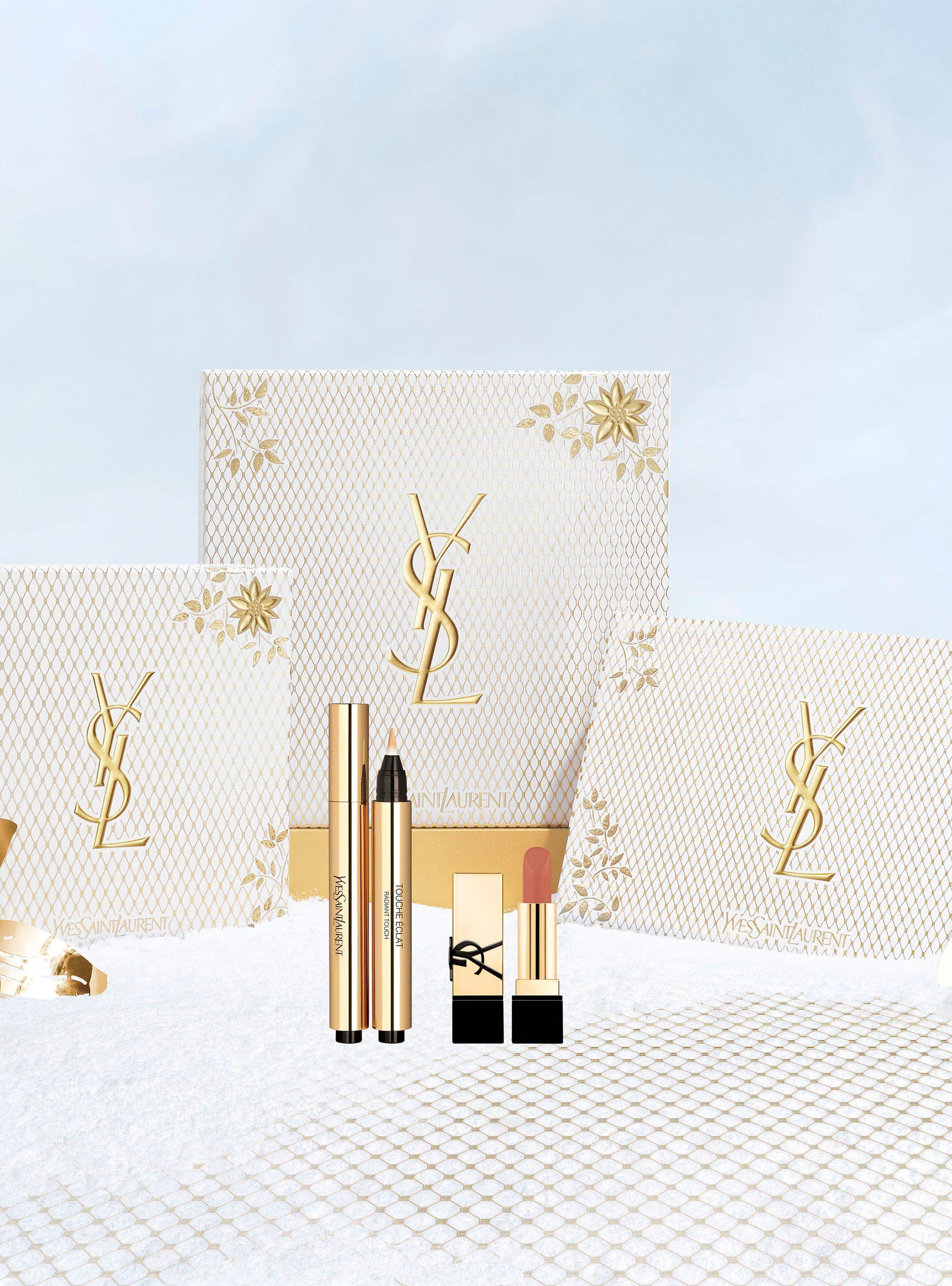 Set Corrector Touche Éclat 02 + Mini Labial Rouge Pur Couture NM Yves Saint Laurent-2