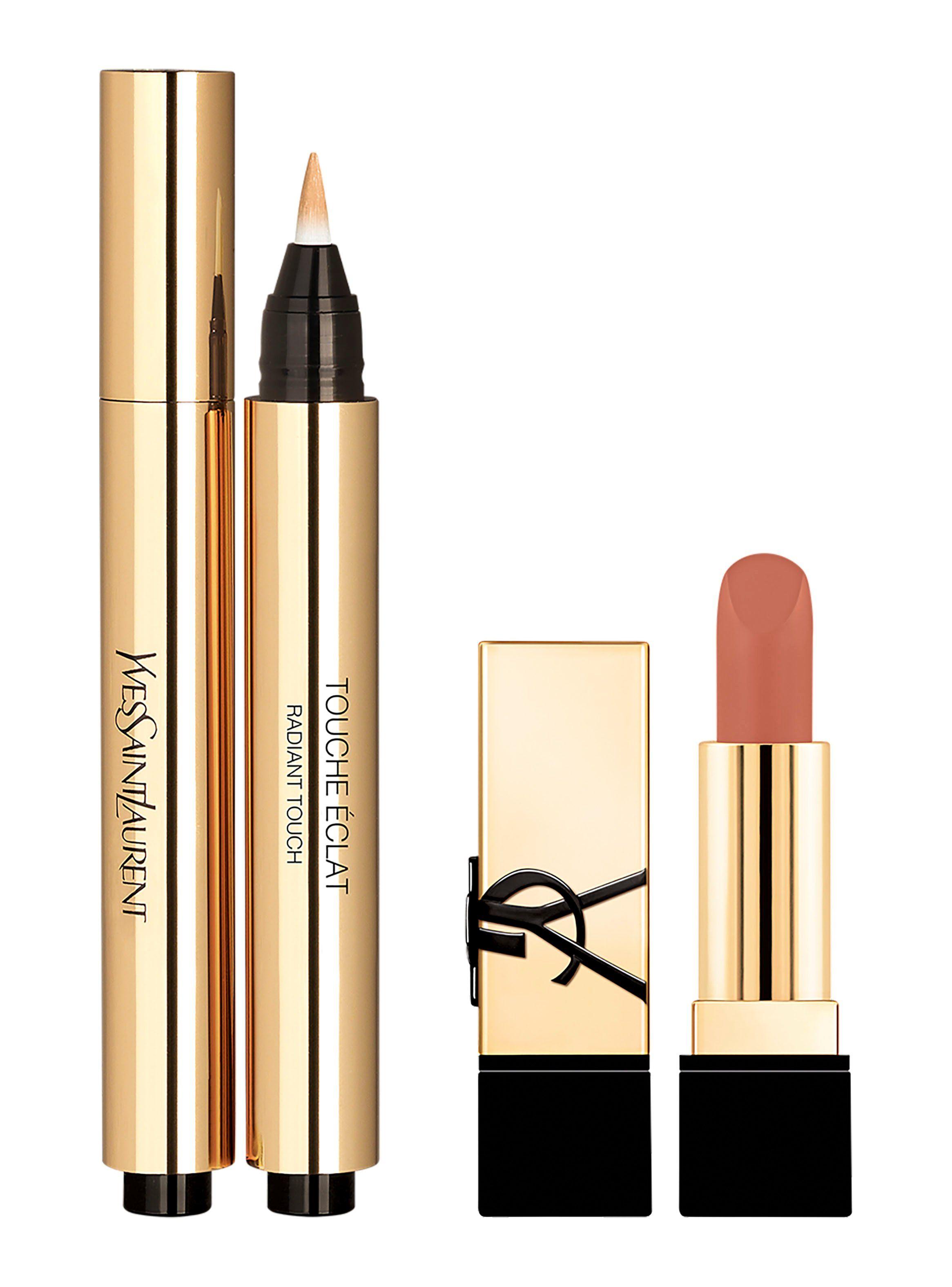 Set Corrector Touche Éclat 02 + Mini Labial Rouge Pur Couture NM Yves Saint Laurent-0